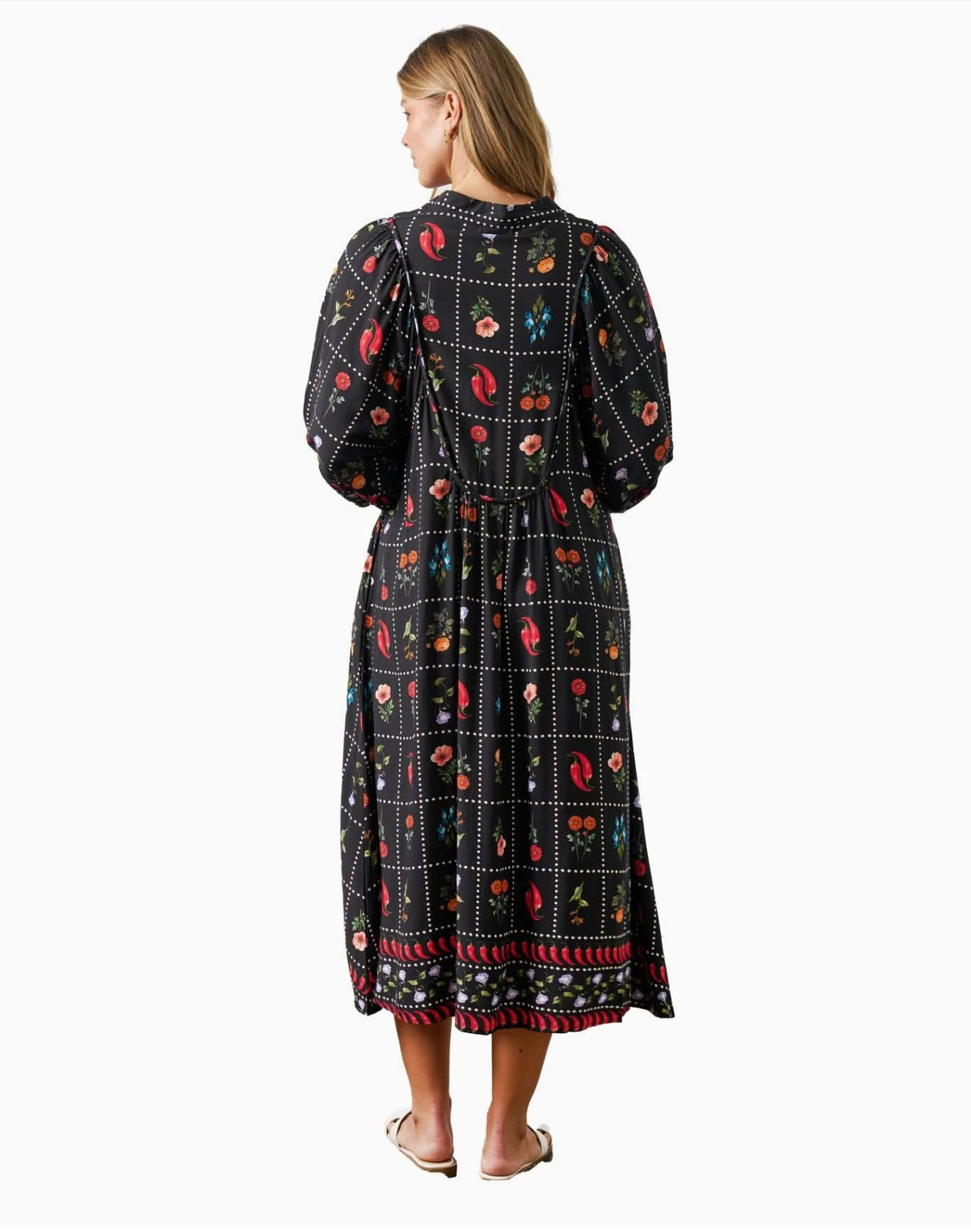 Neisha Dress Chilli Print