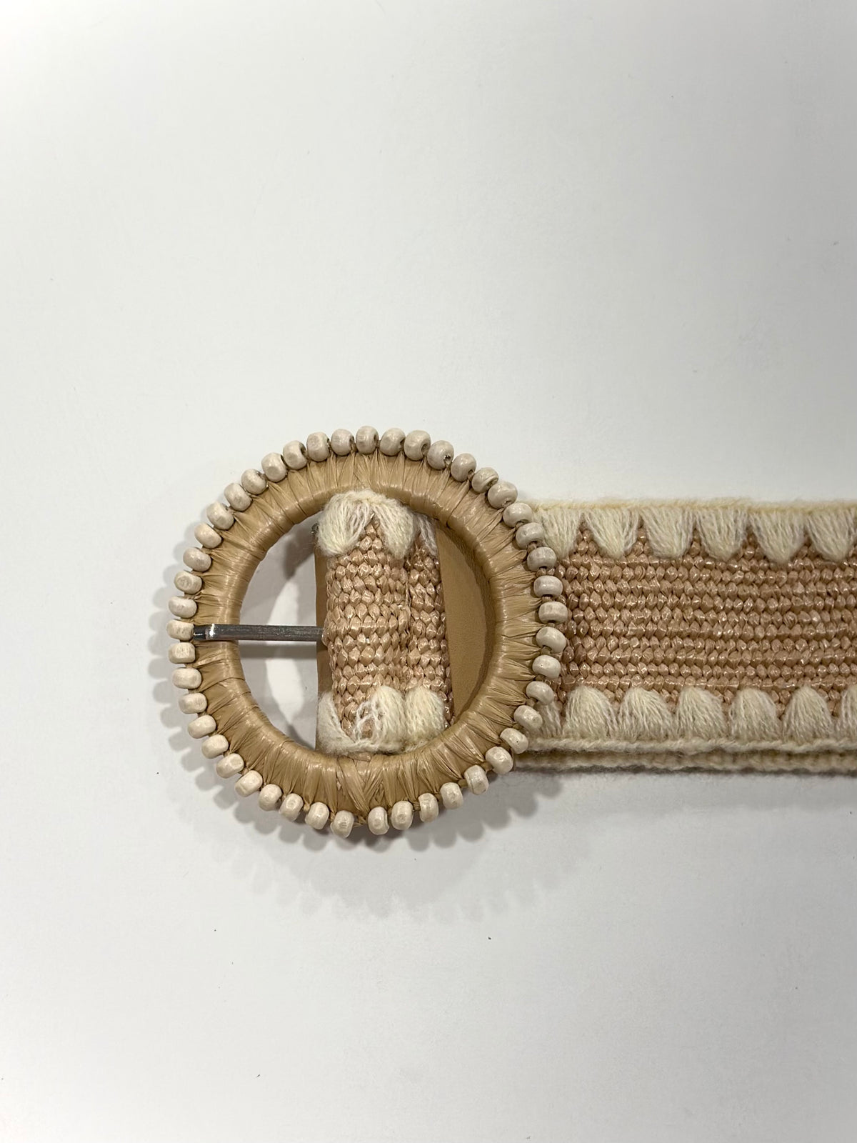 Hayley Belt Cream & White