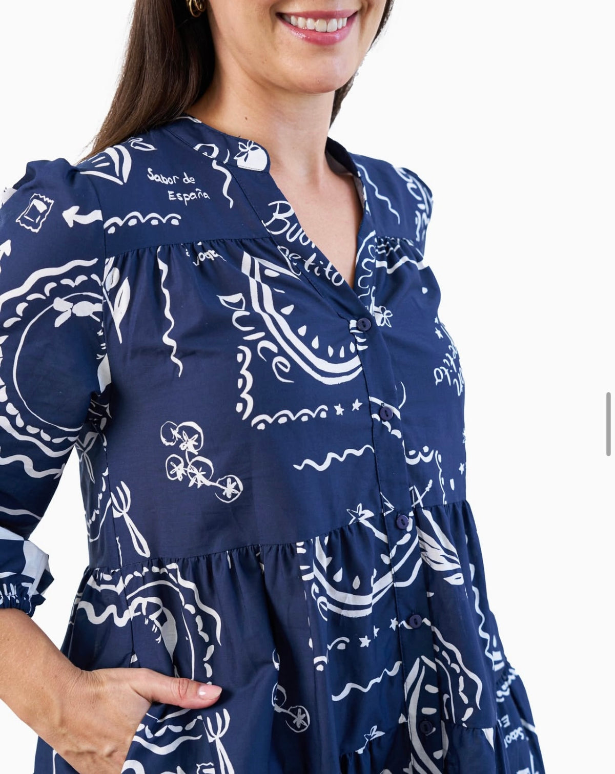 Atkins Dress Navy
