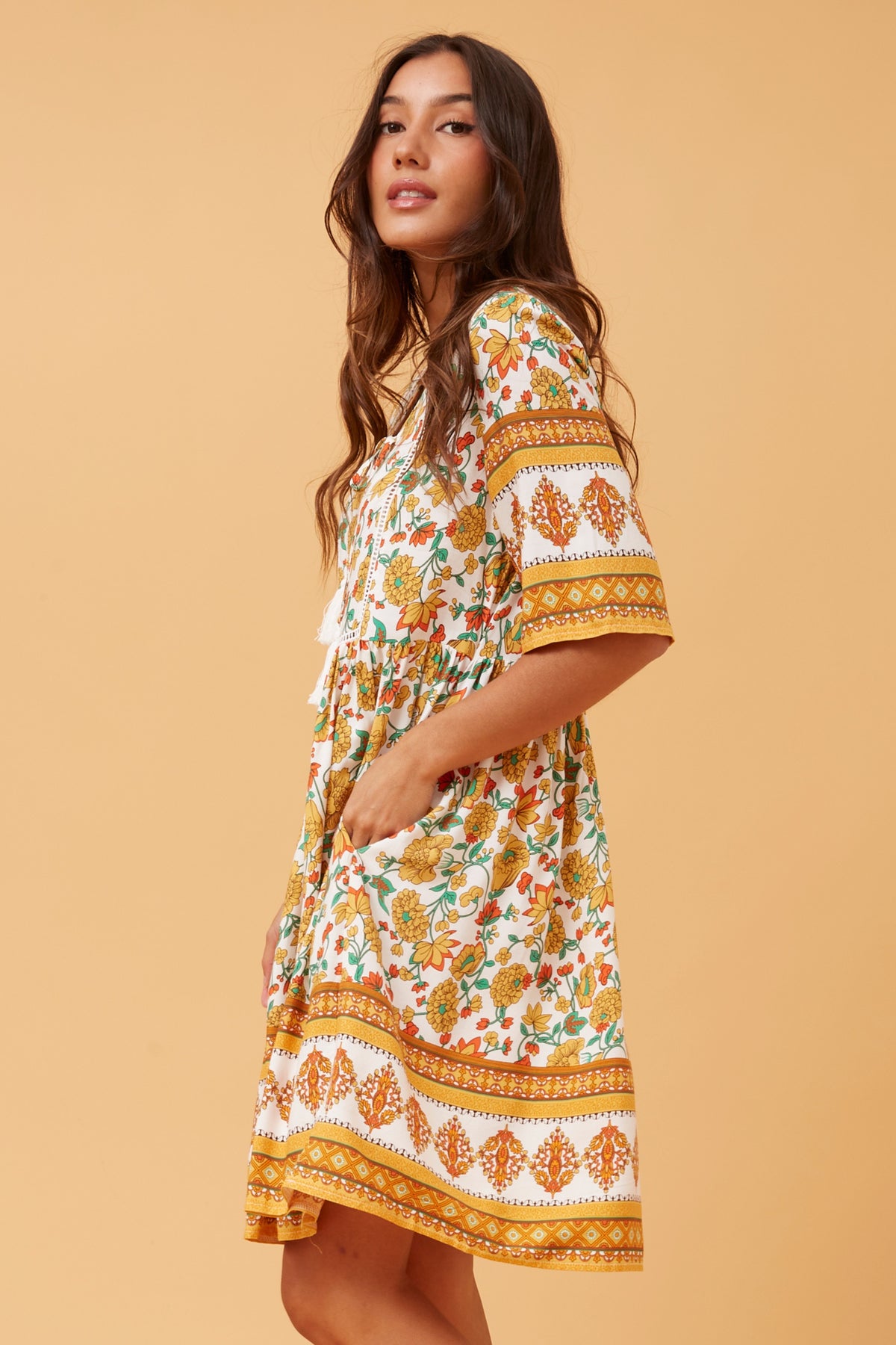 Lilah Dress Yellow