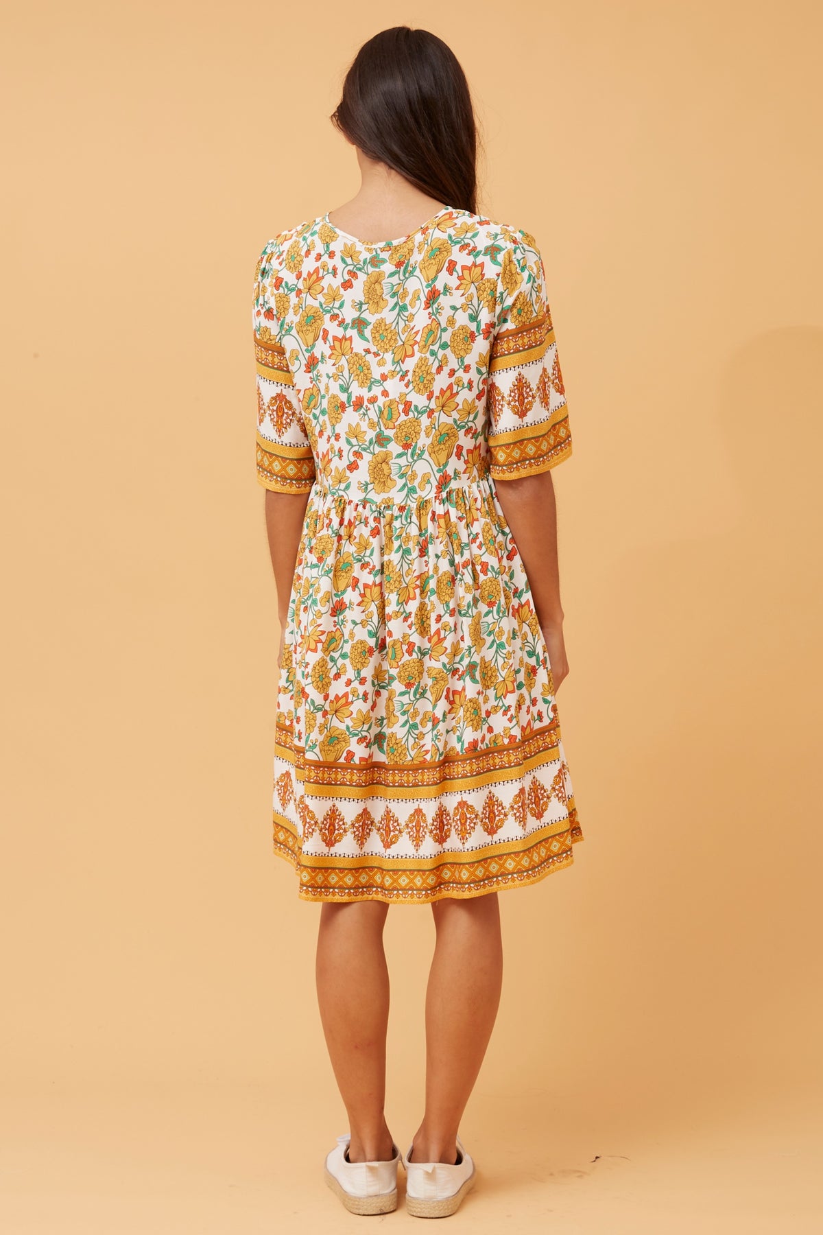 Lilah Dress Yellow
