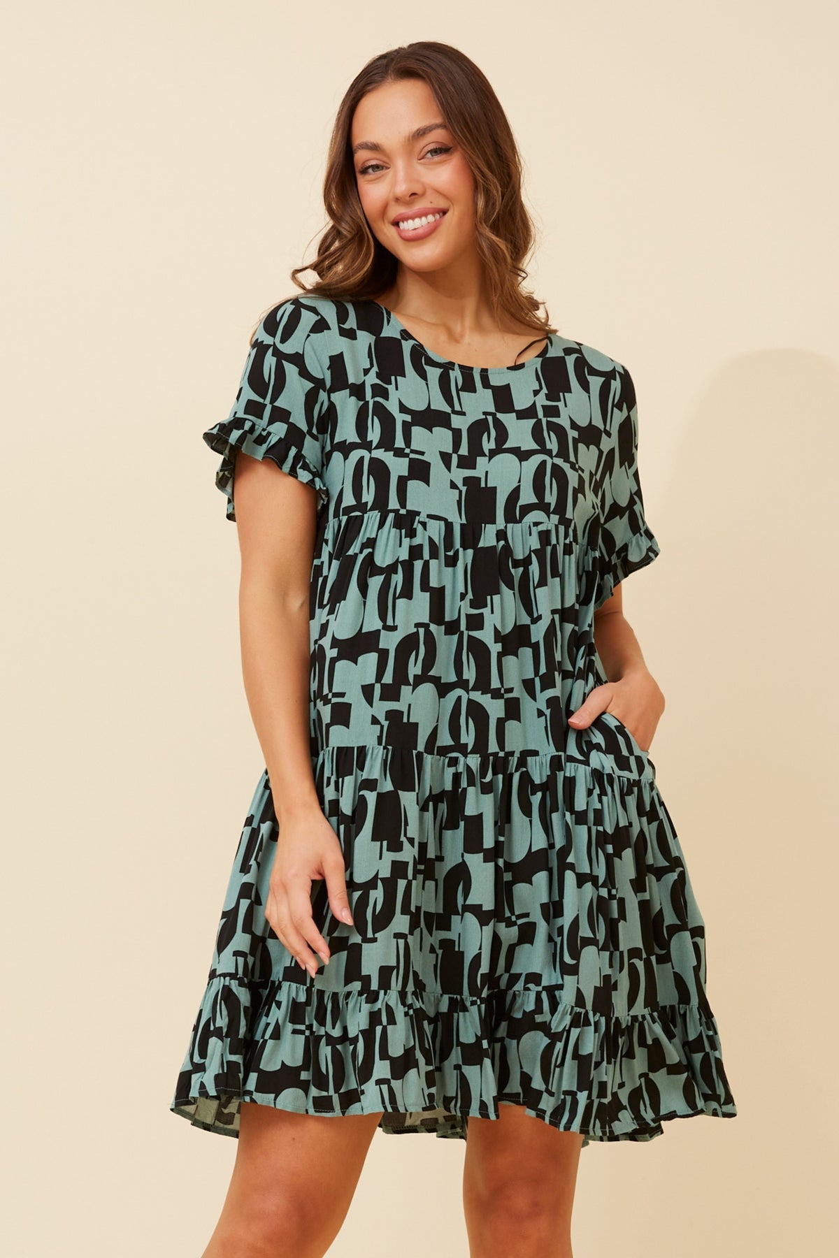 Sienna Dress Green