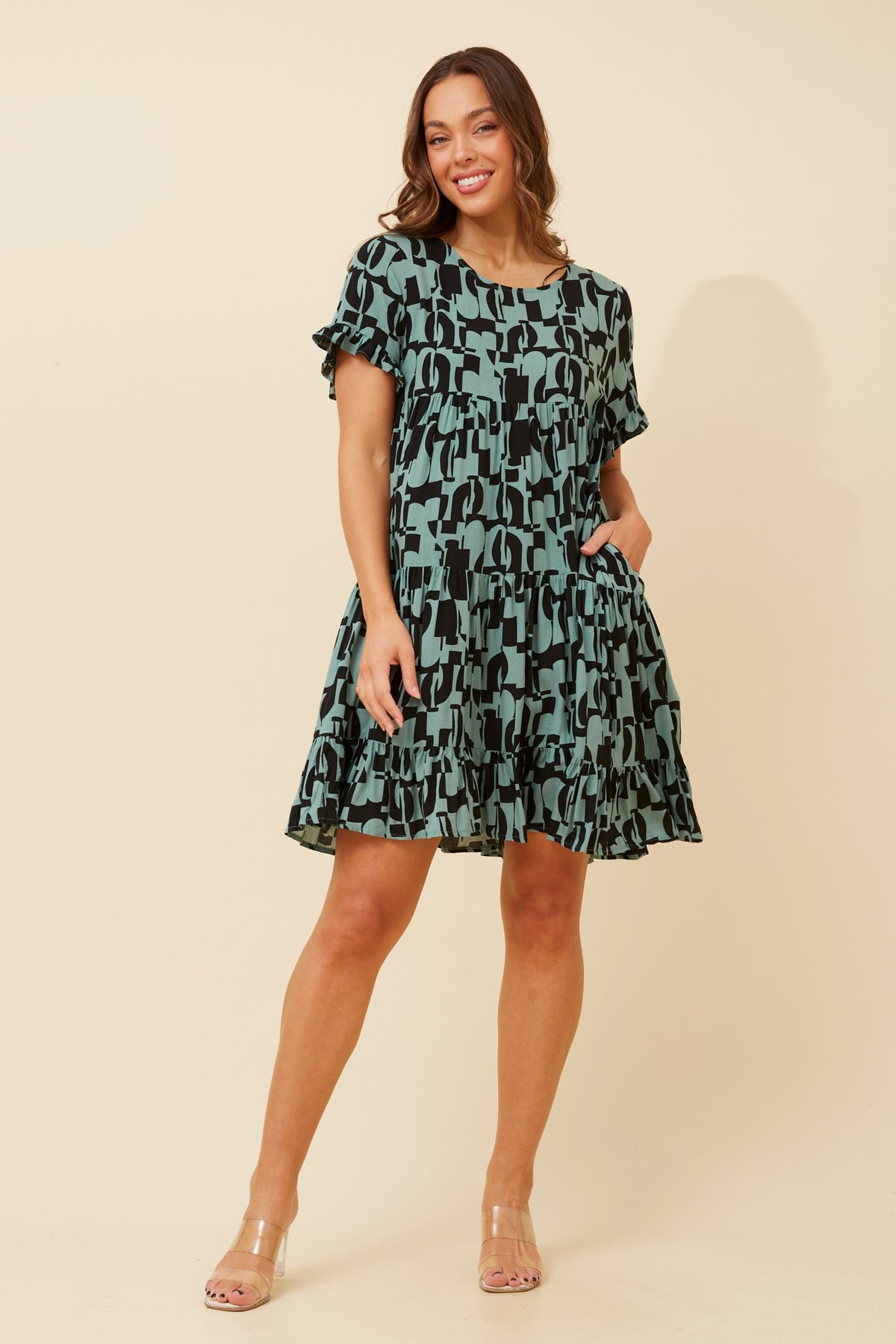Sienna Dress Green