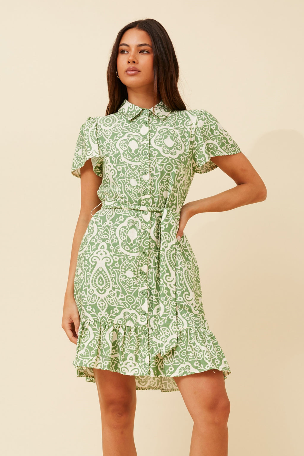 Fiora Dress Green