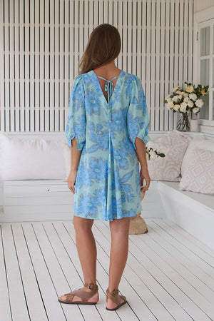 Summer Song Print London Dress