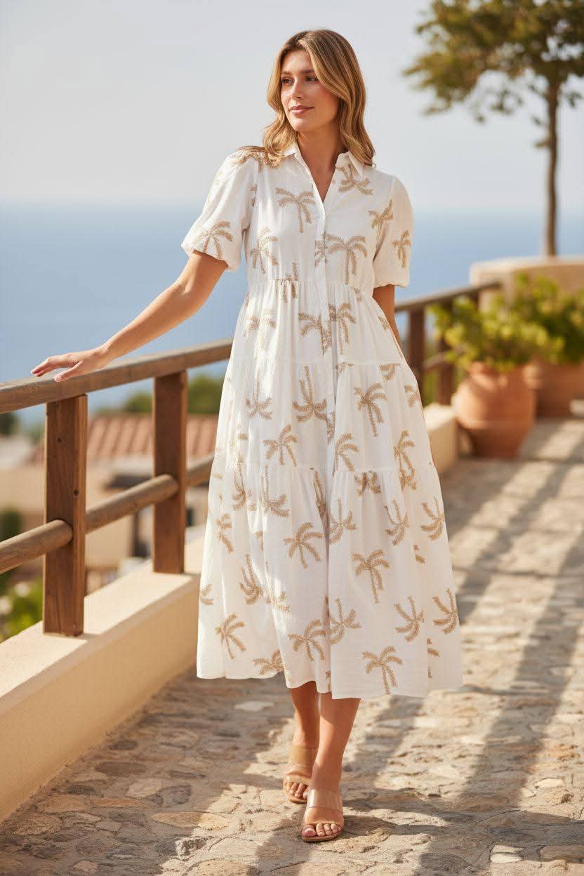 Anjanue Dress White