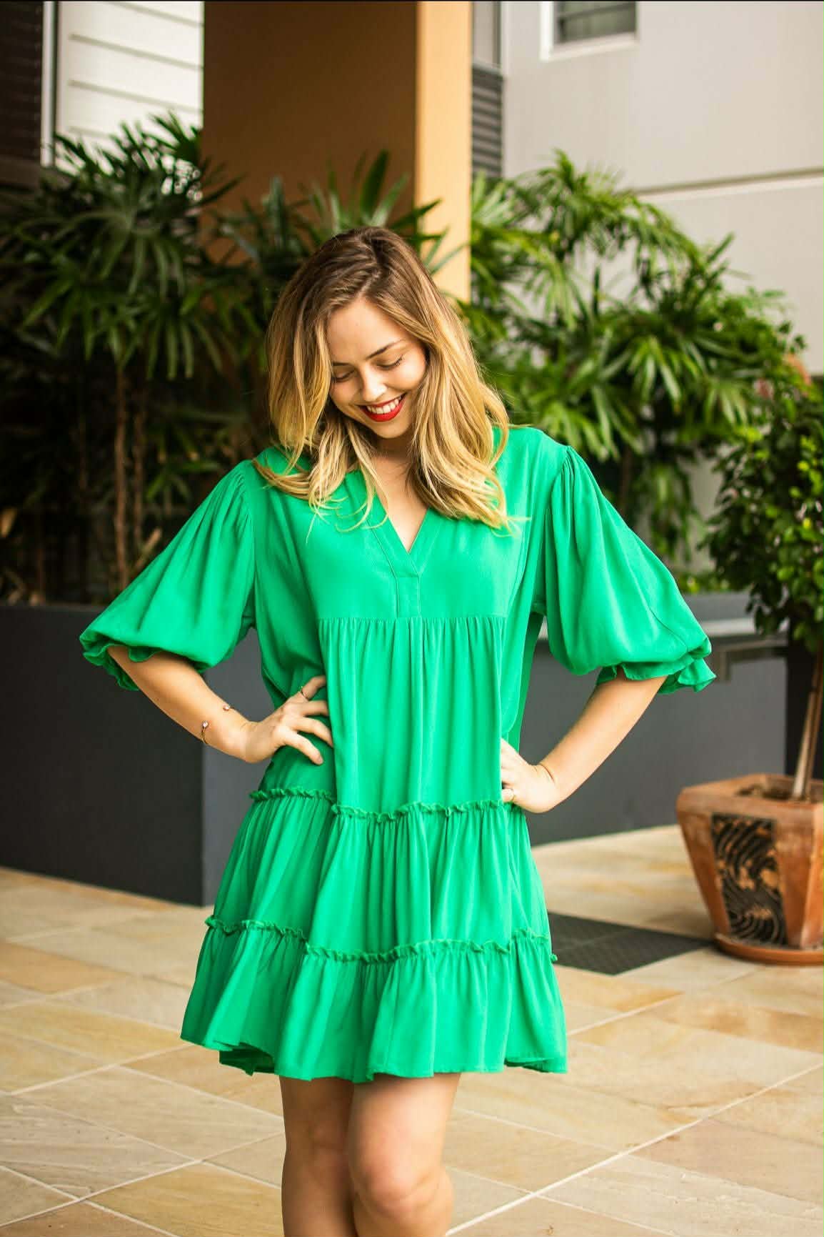 Mia Dress Green
