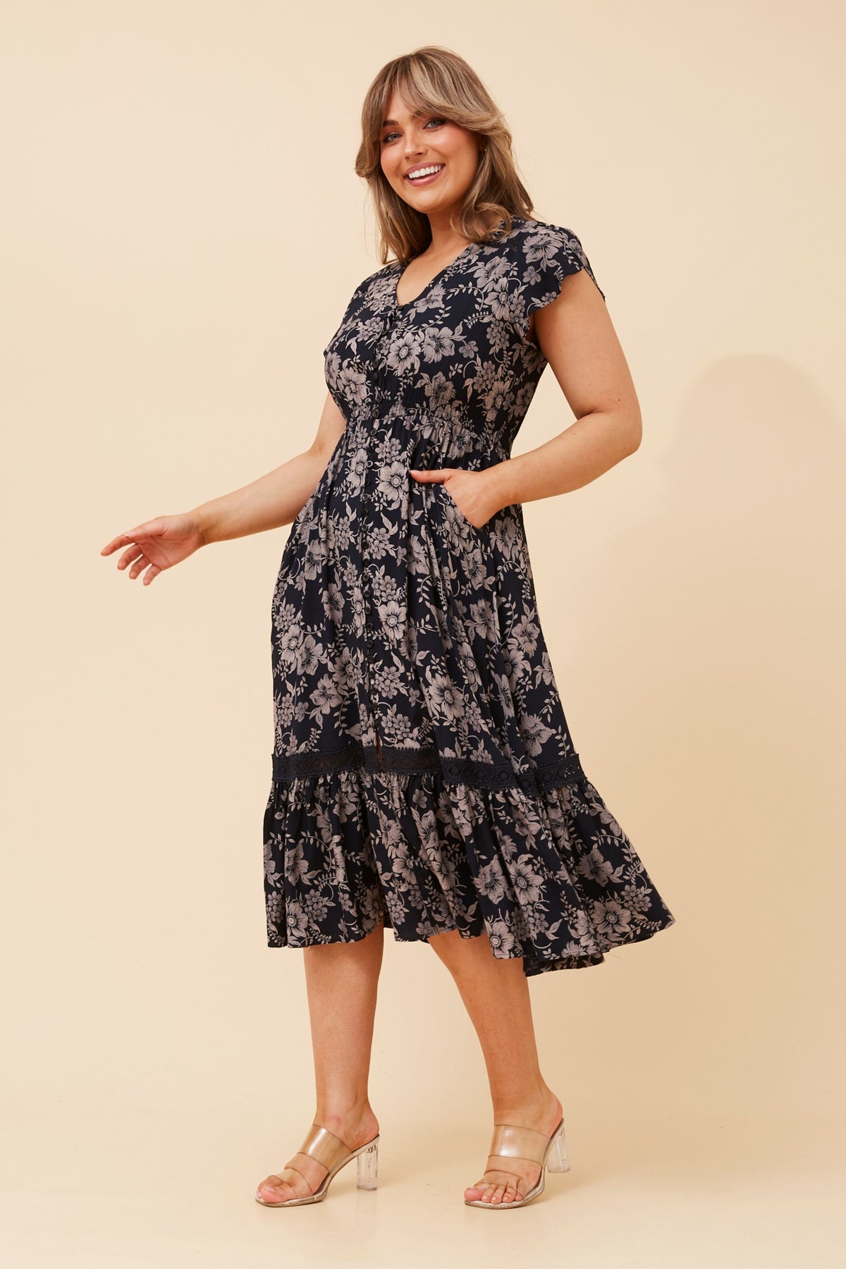 Aggie Dress Navy
