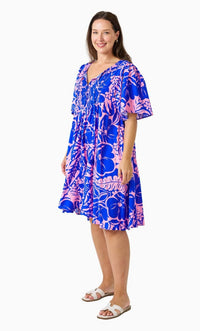 Drew Dress Cobalt