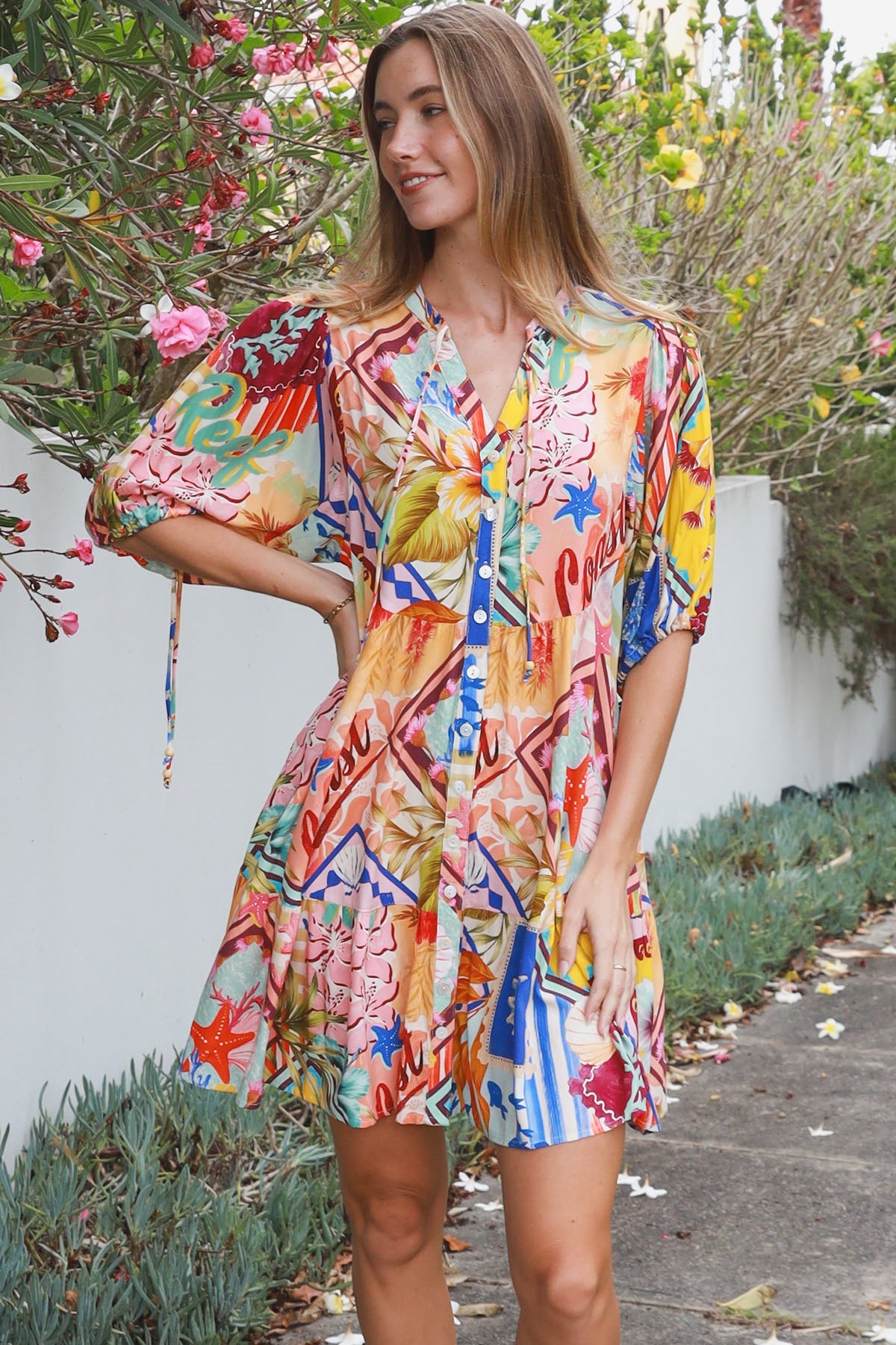 Marla Dress Capri Print