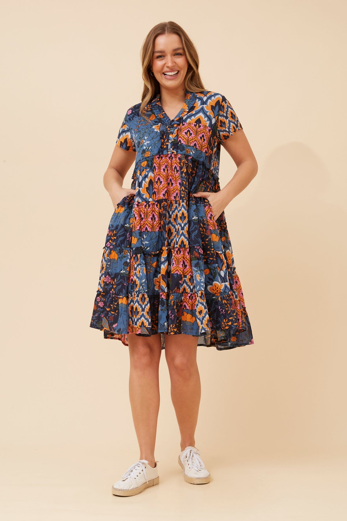 Annabeth Dress Midnight Blue