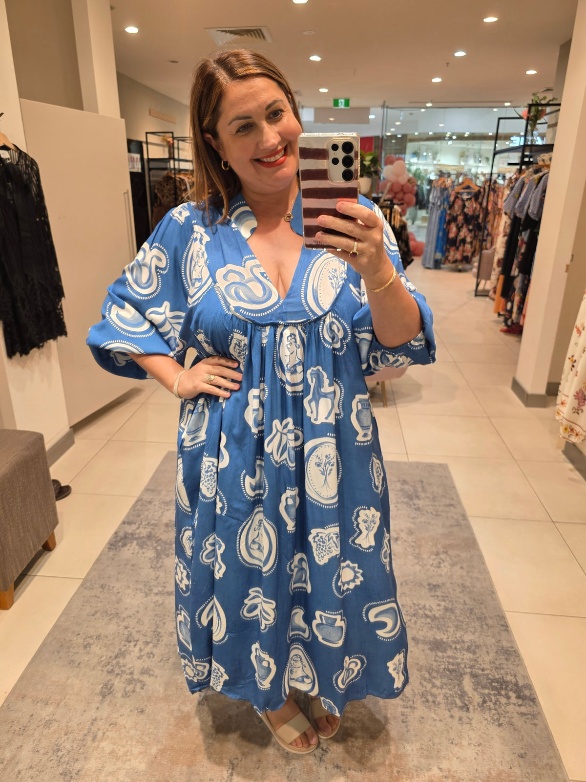 Raina Dress Cobalt