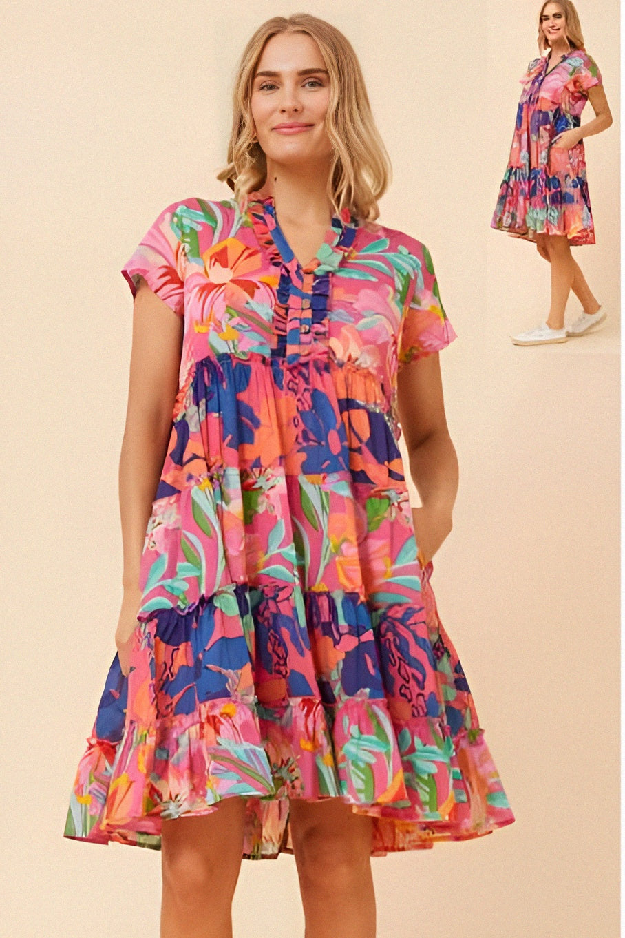 Annabeth Dress Pink