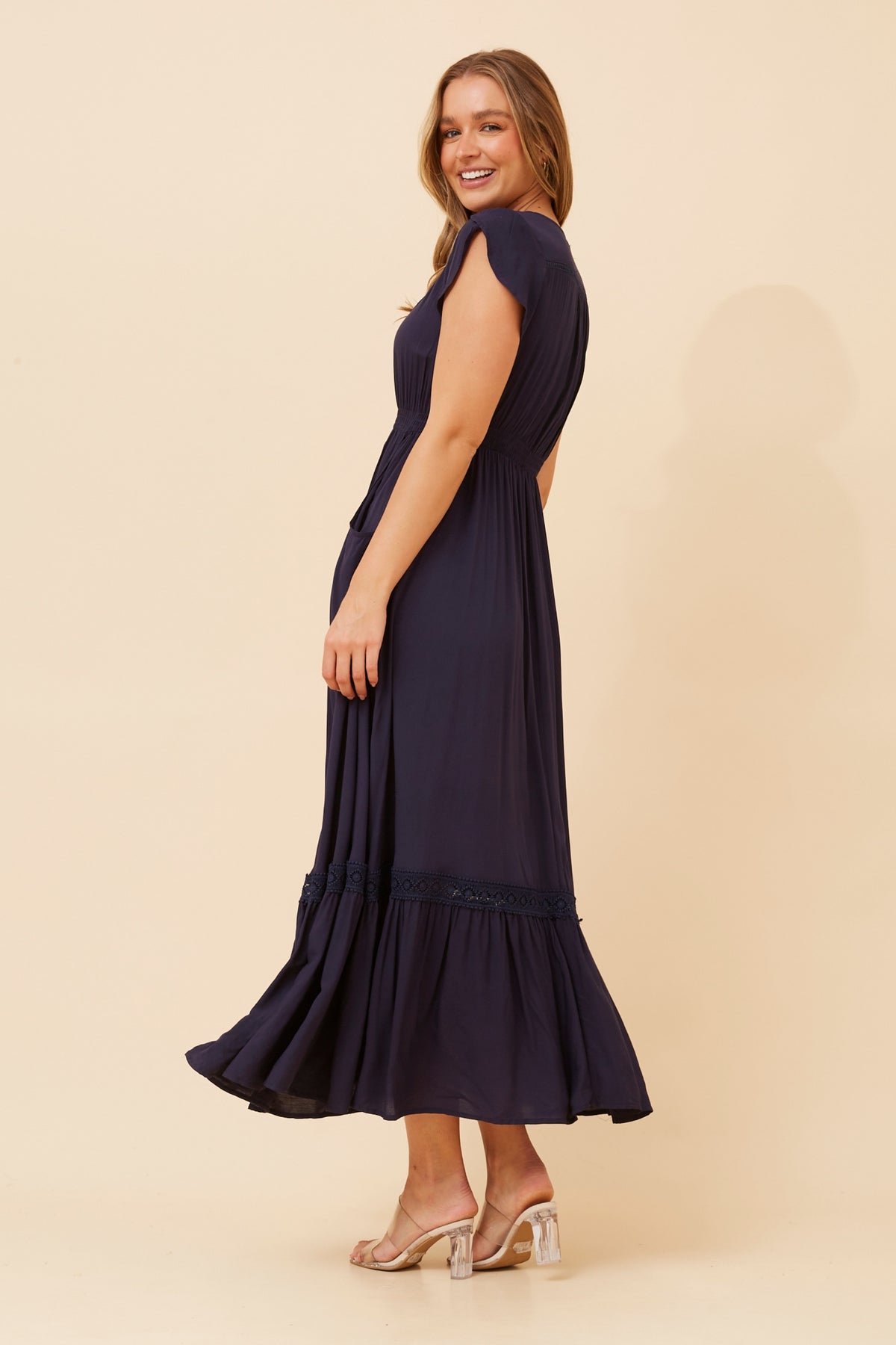 Agnes Dress Navy