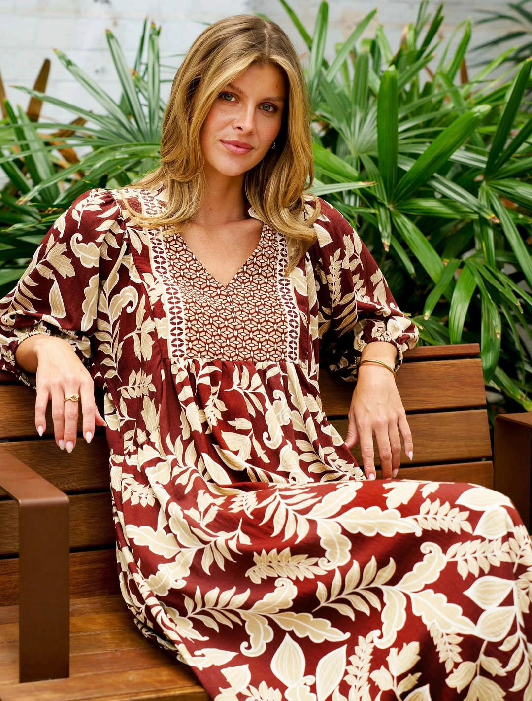 Vanya Dress Cinnamon