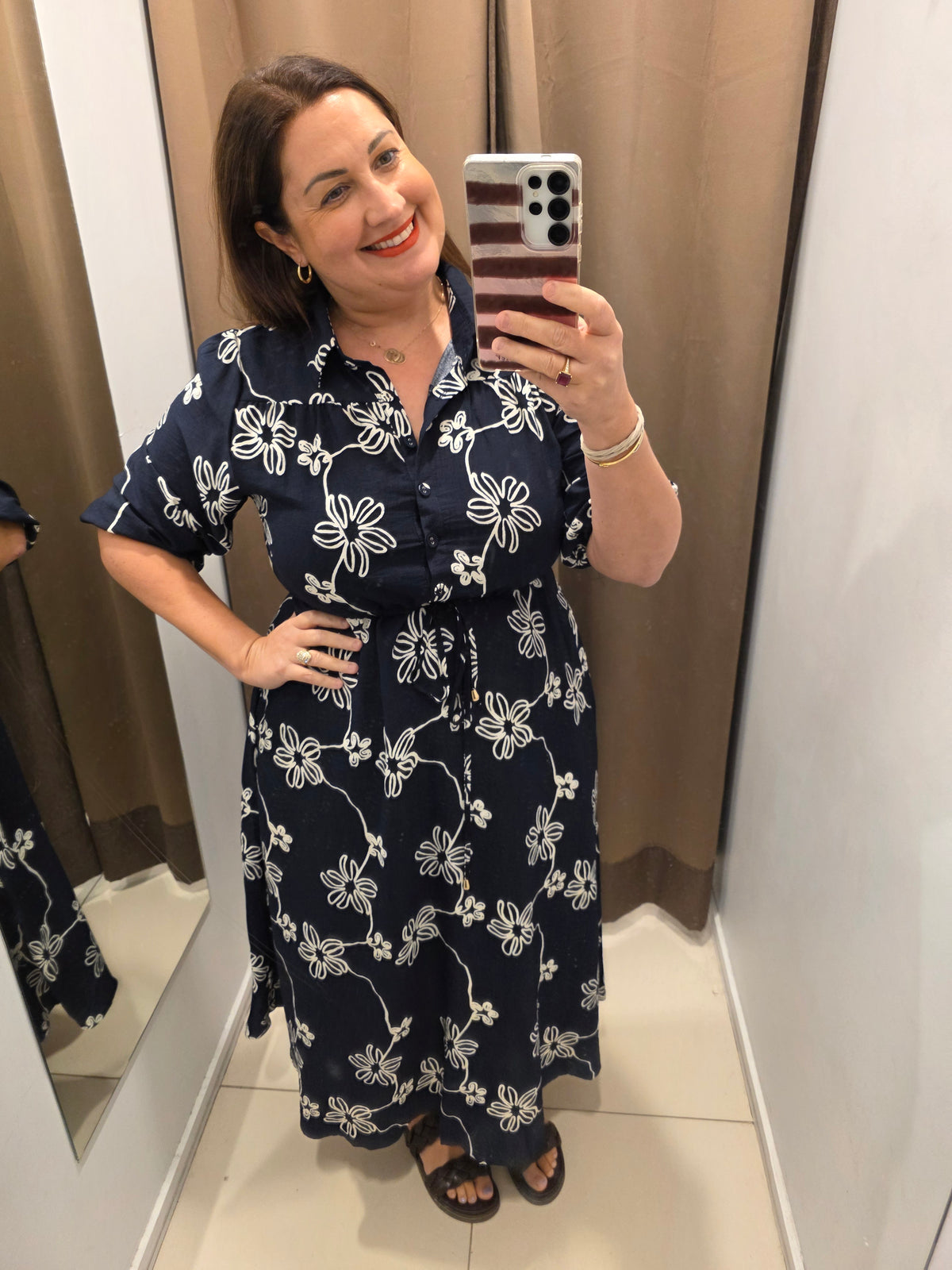 Kaitlyn Dress Midnight Blue