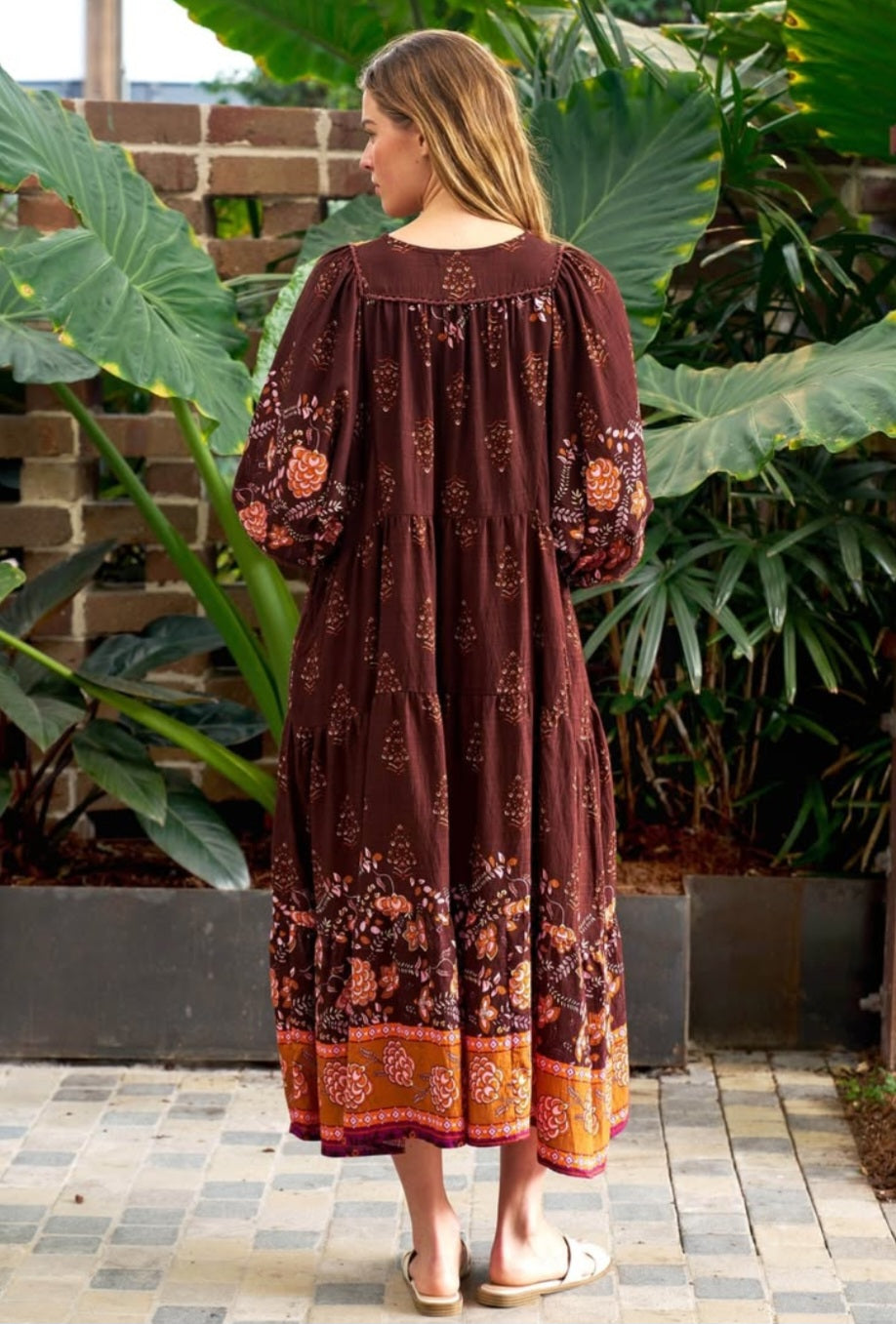 Eliana Dress Mahogany
