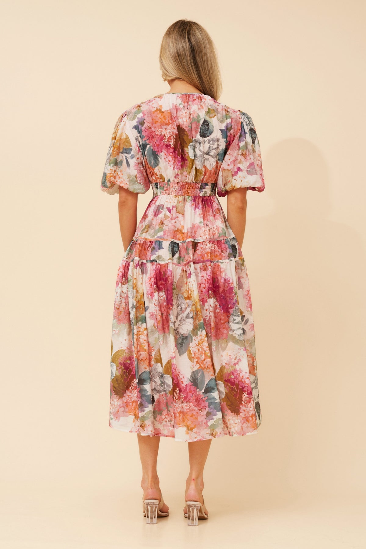 Briana Dress Pink Floral