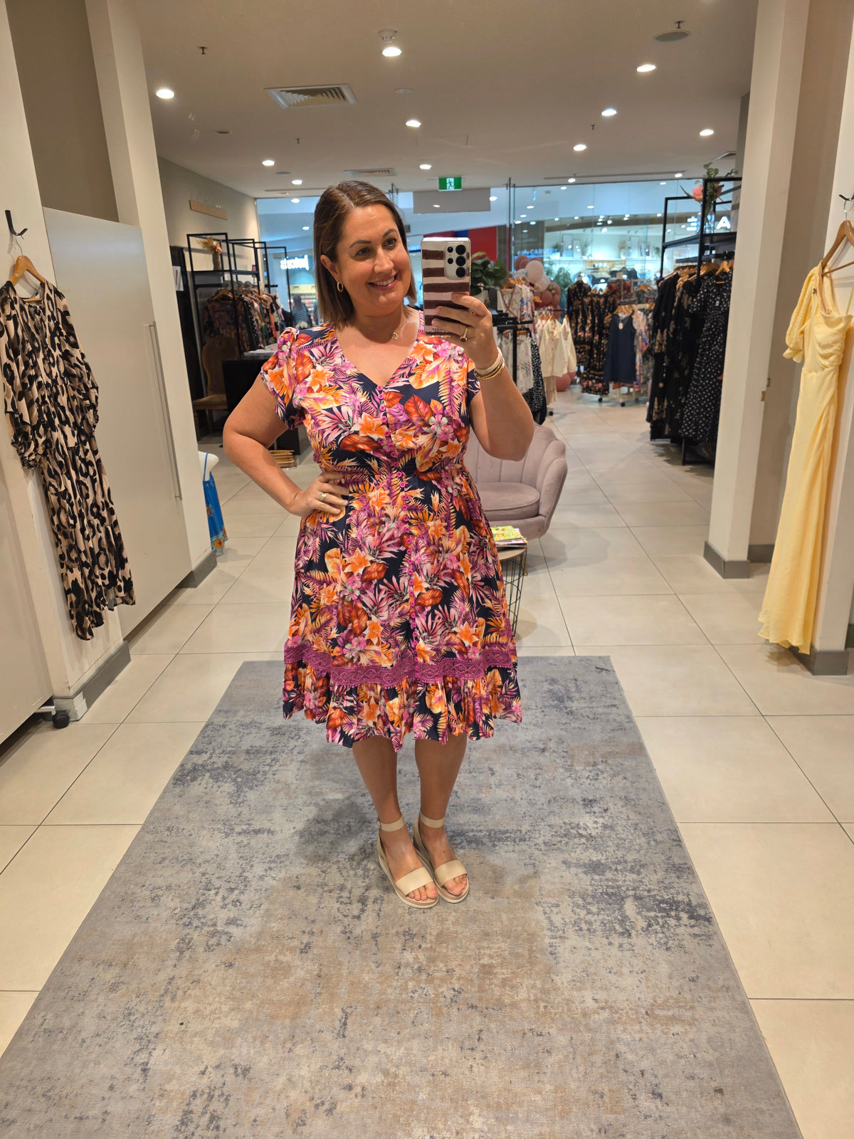 Genie Dress Hot Pink
