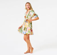 Sasha Dress Tuscan Print