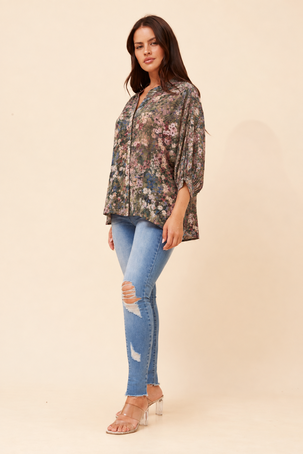 Maureen Blouse Sage