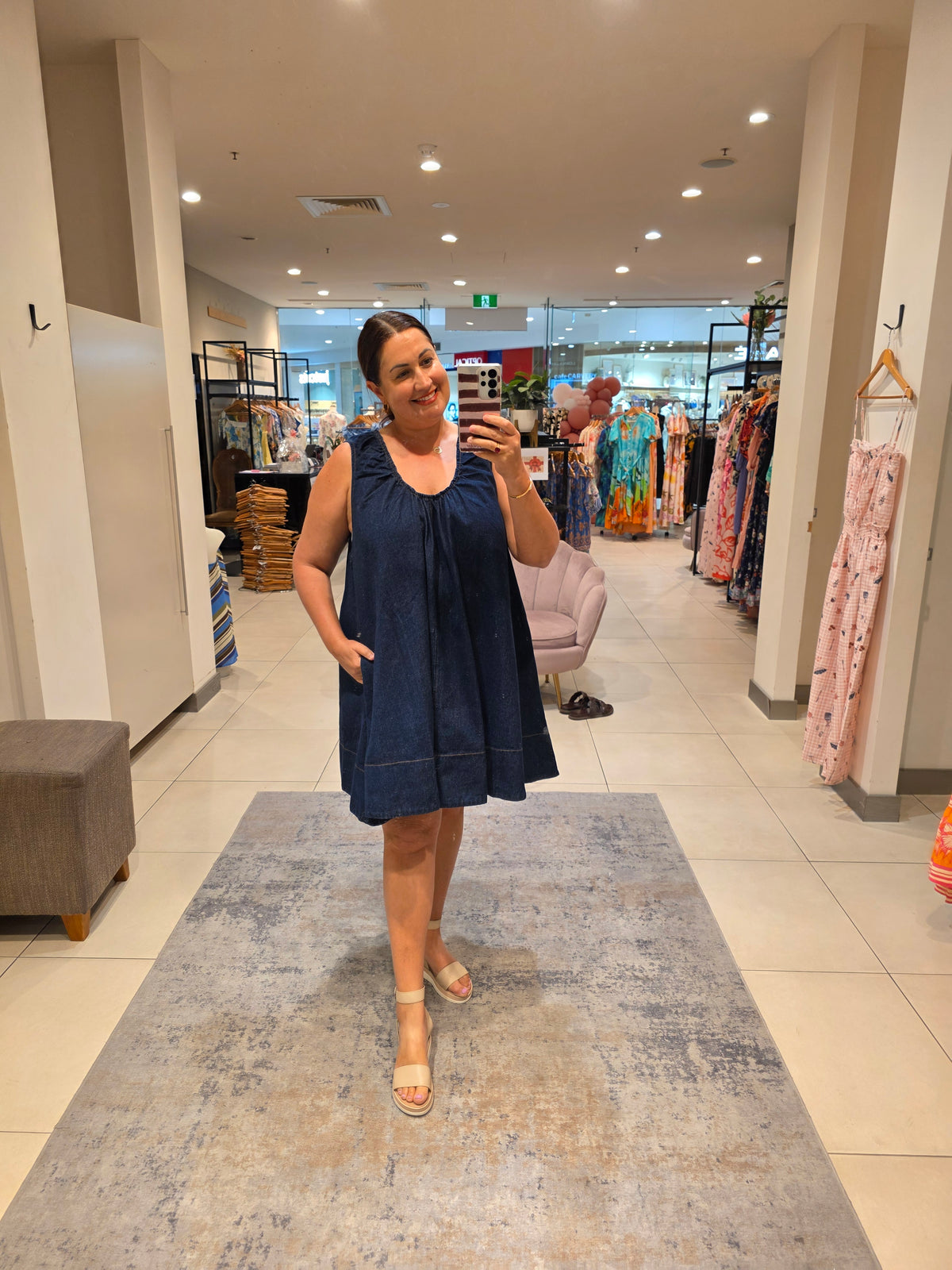 Jojo Dress Dark Blue