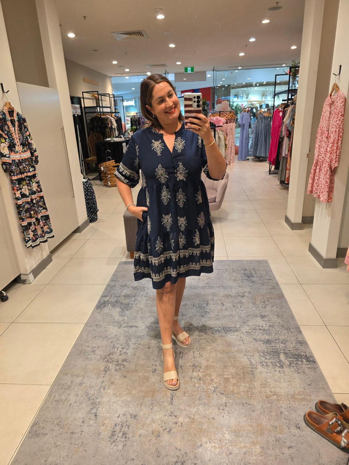 Sadie Dress Navy