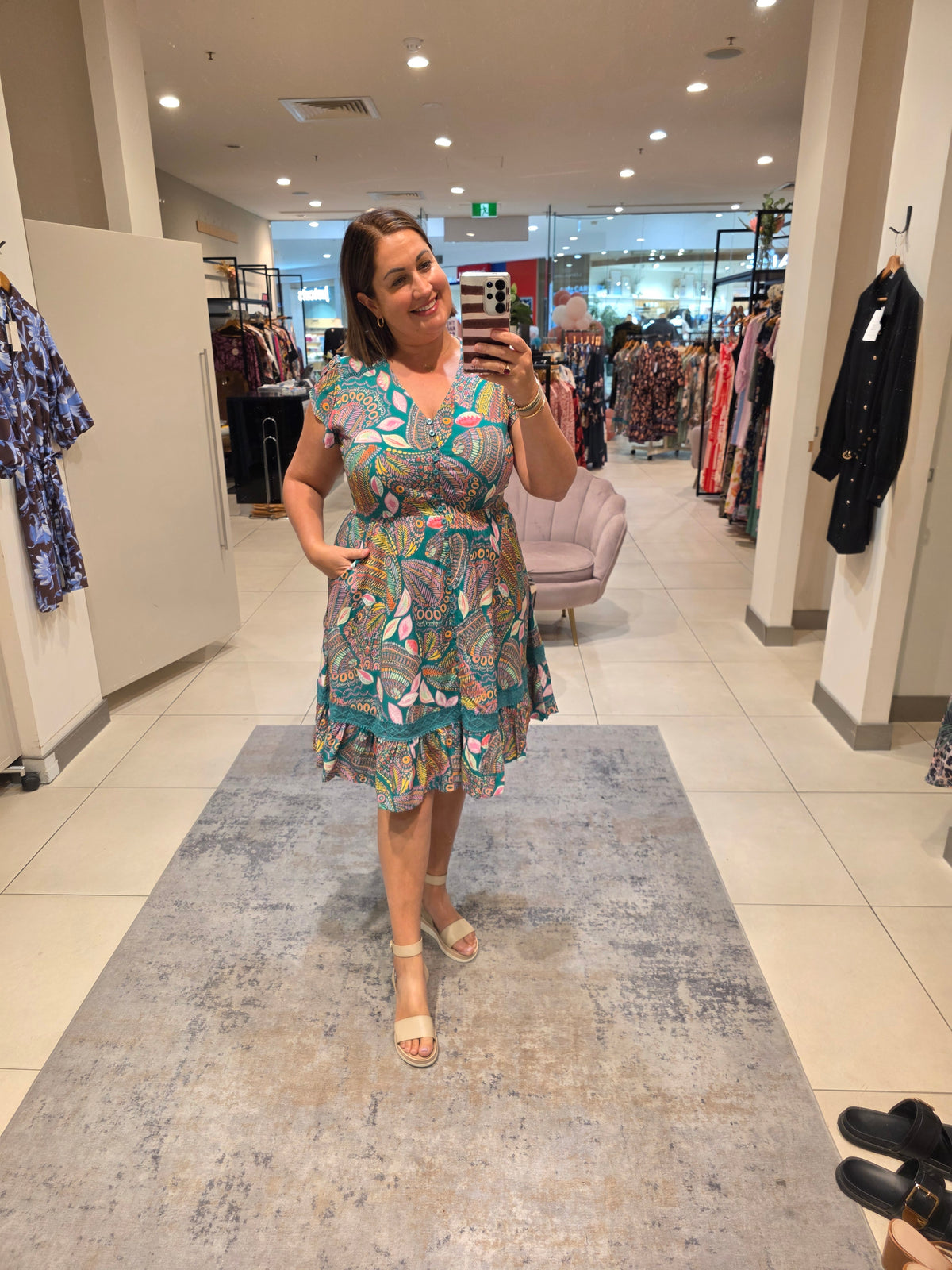 Genie Dress Green