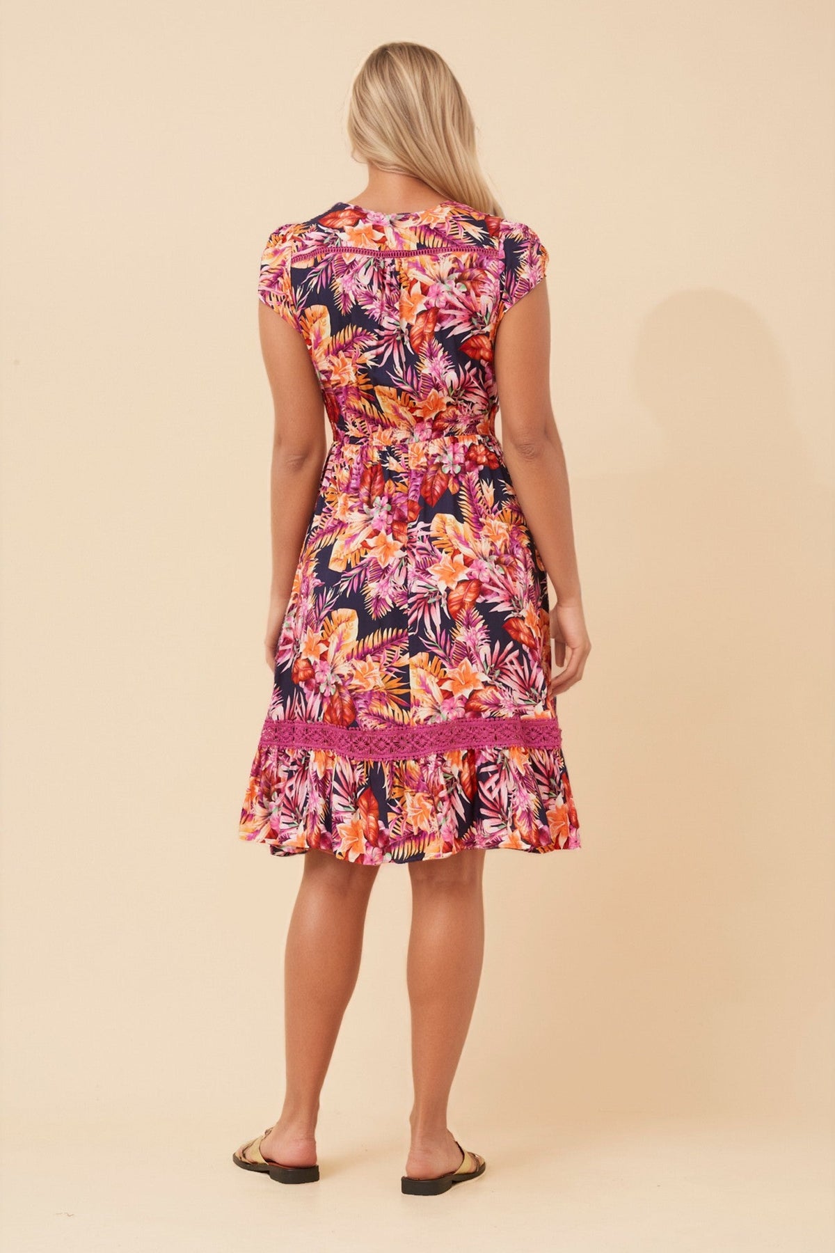 Genie Dress Hot Pink