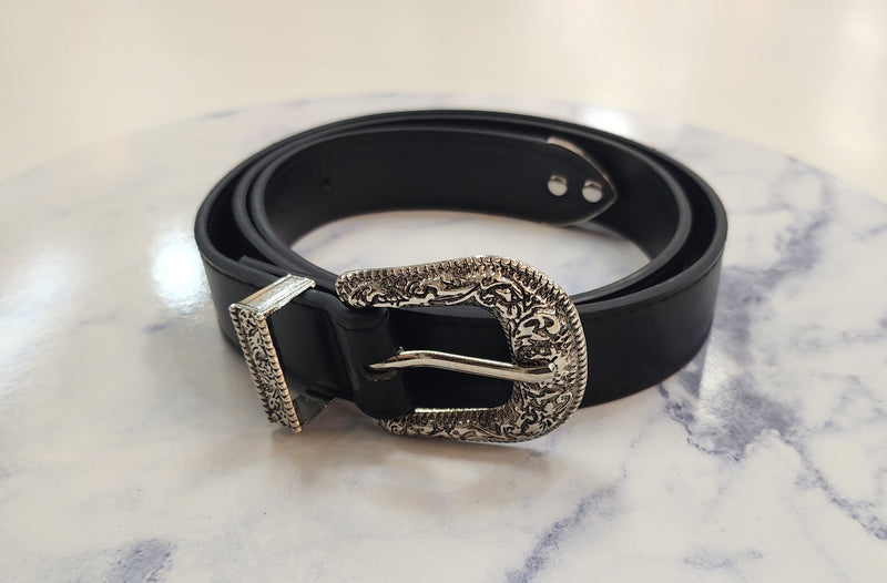 James Belt Black/Silver