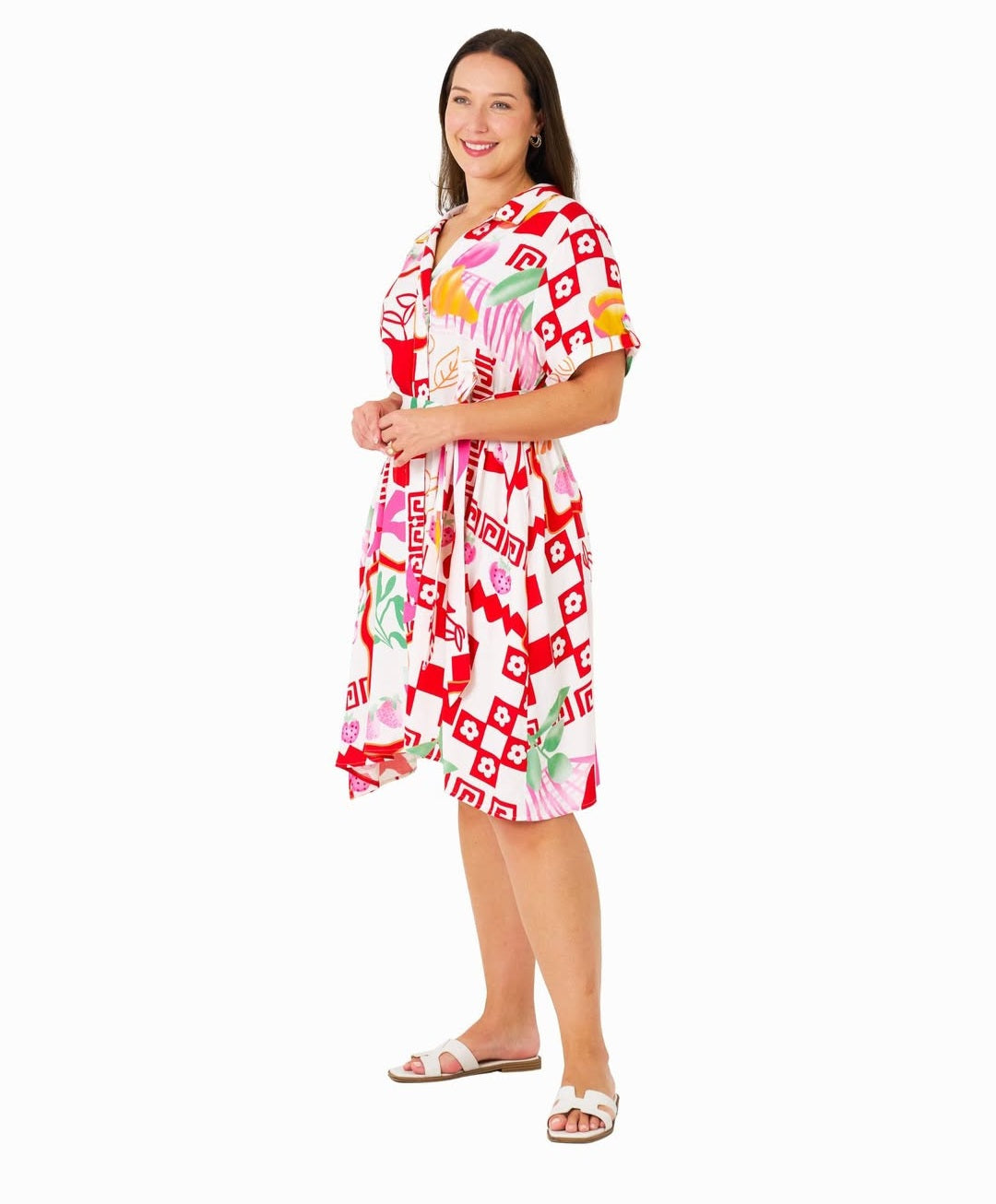 Cherie Dress White