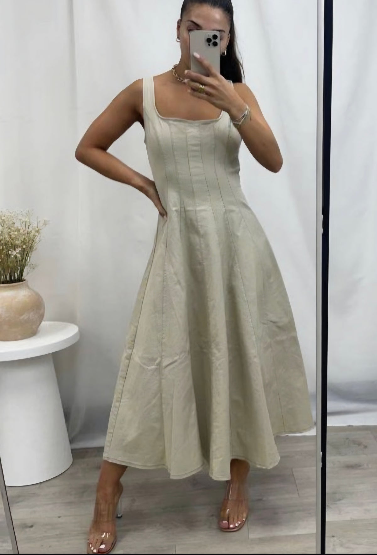 Adrienne Dress Sand