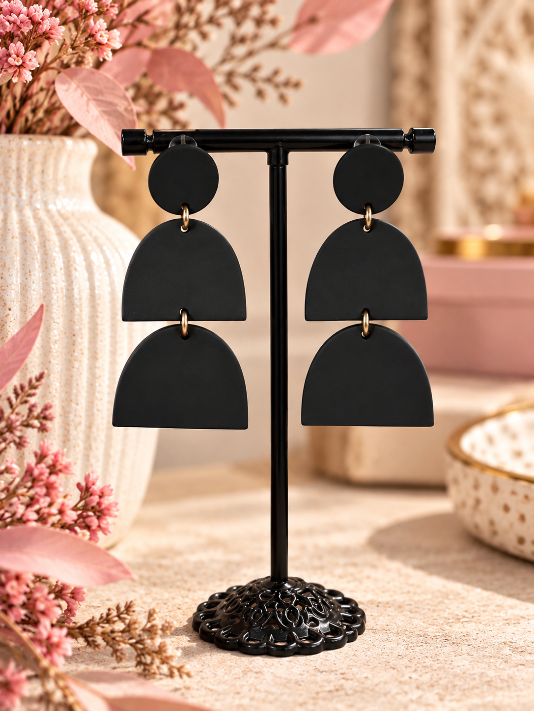 Haven Earrings Black