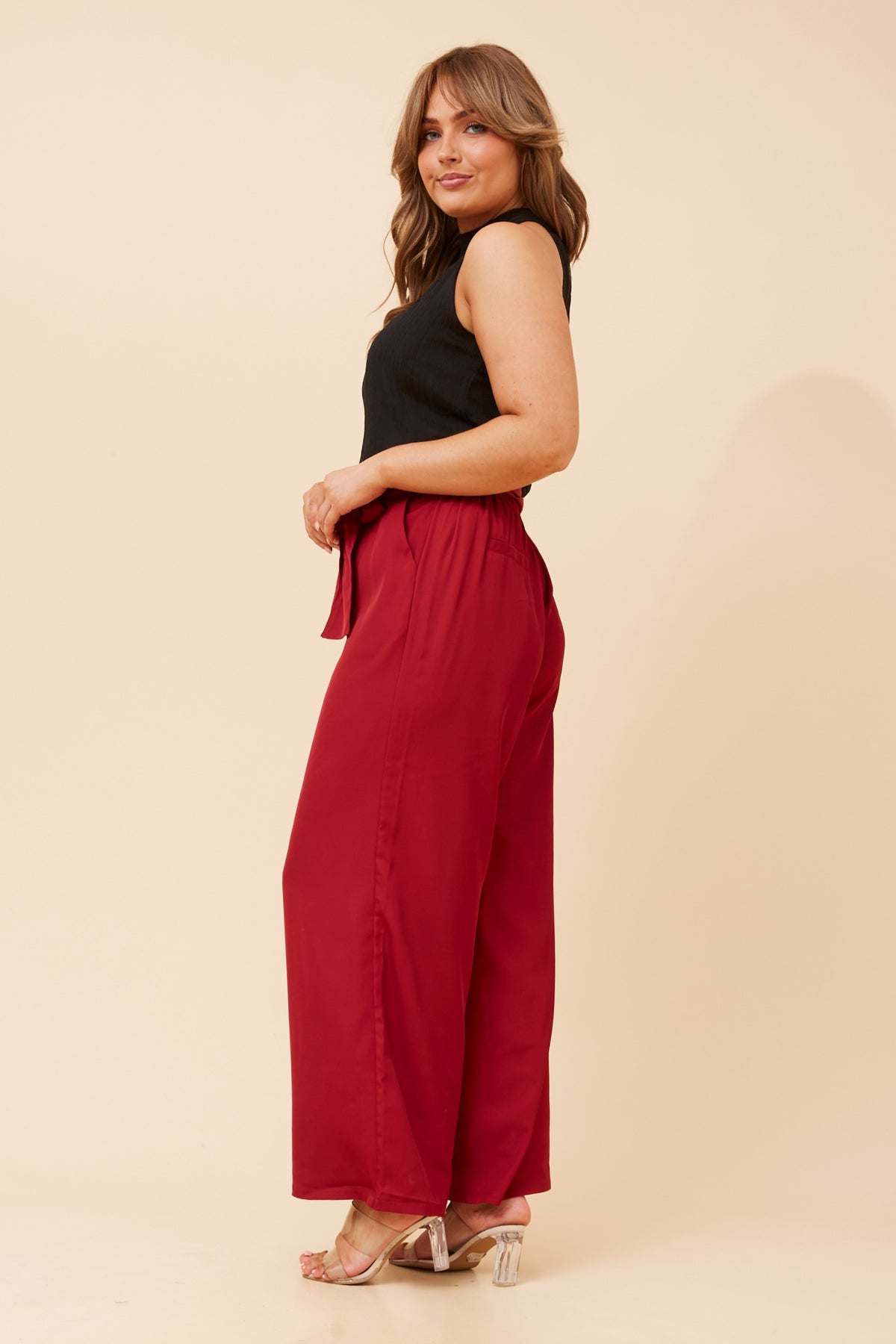 Camille Pants Red