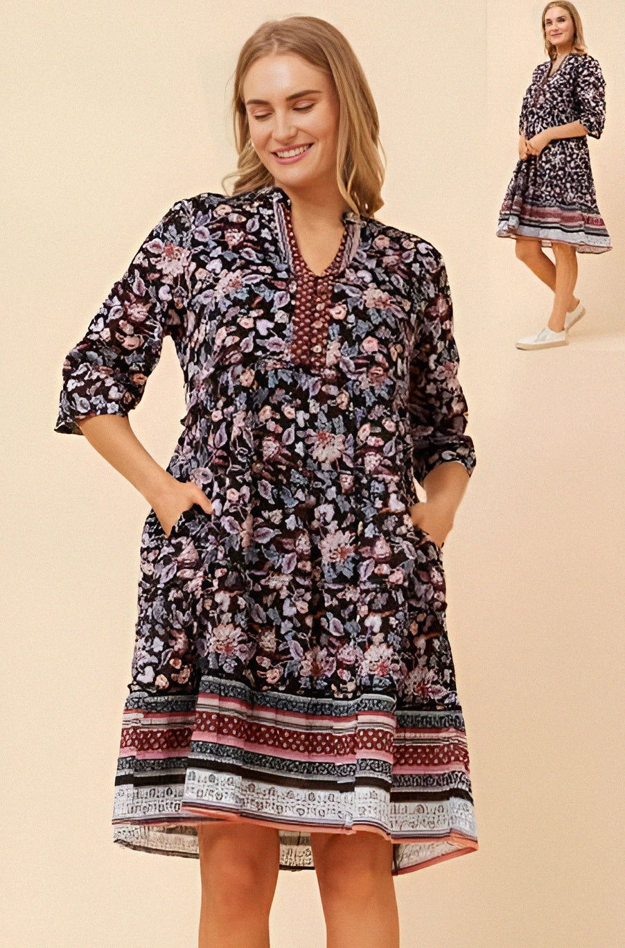 Aisling Dress Purple