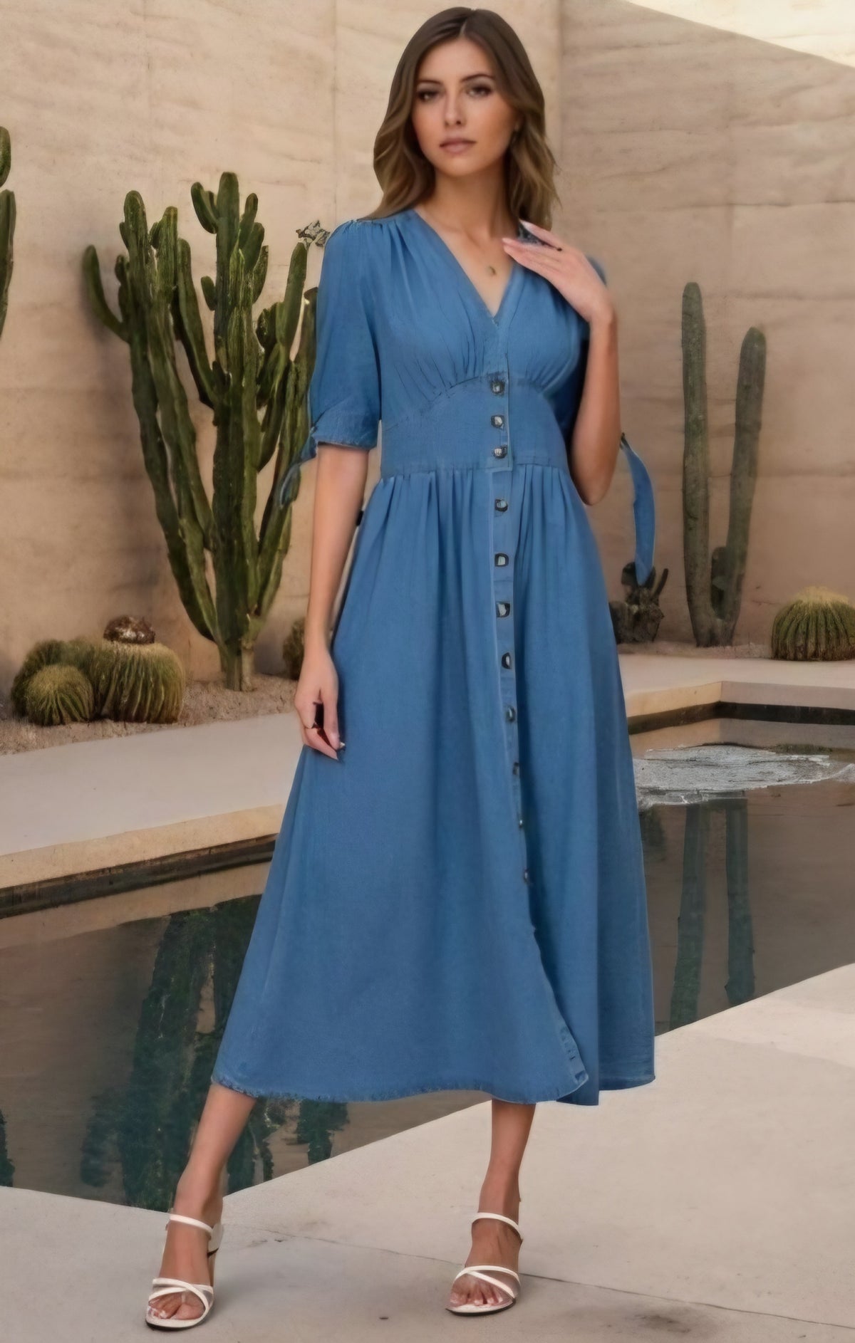 Alexis Dress Blue