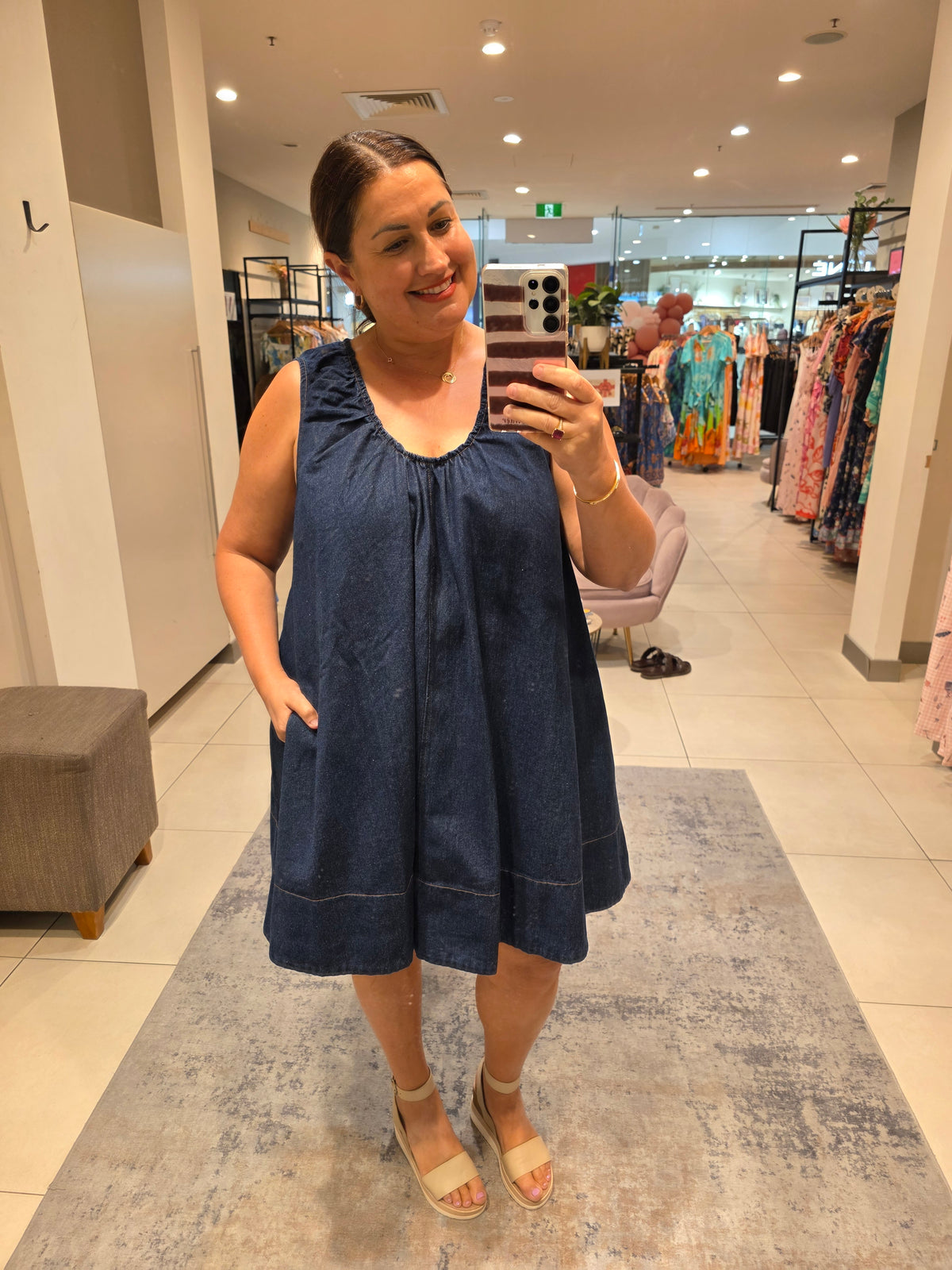 Jojo Dress Dark Blue