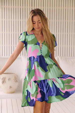 Kalm Print Tracey Dress