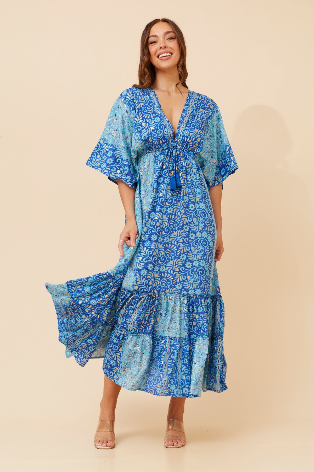 Helene Dress Turquoise