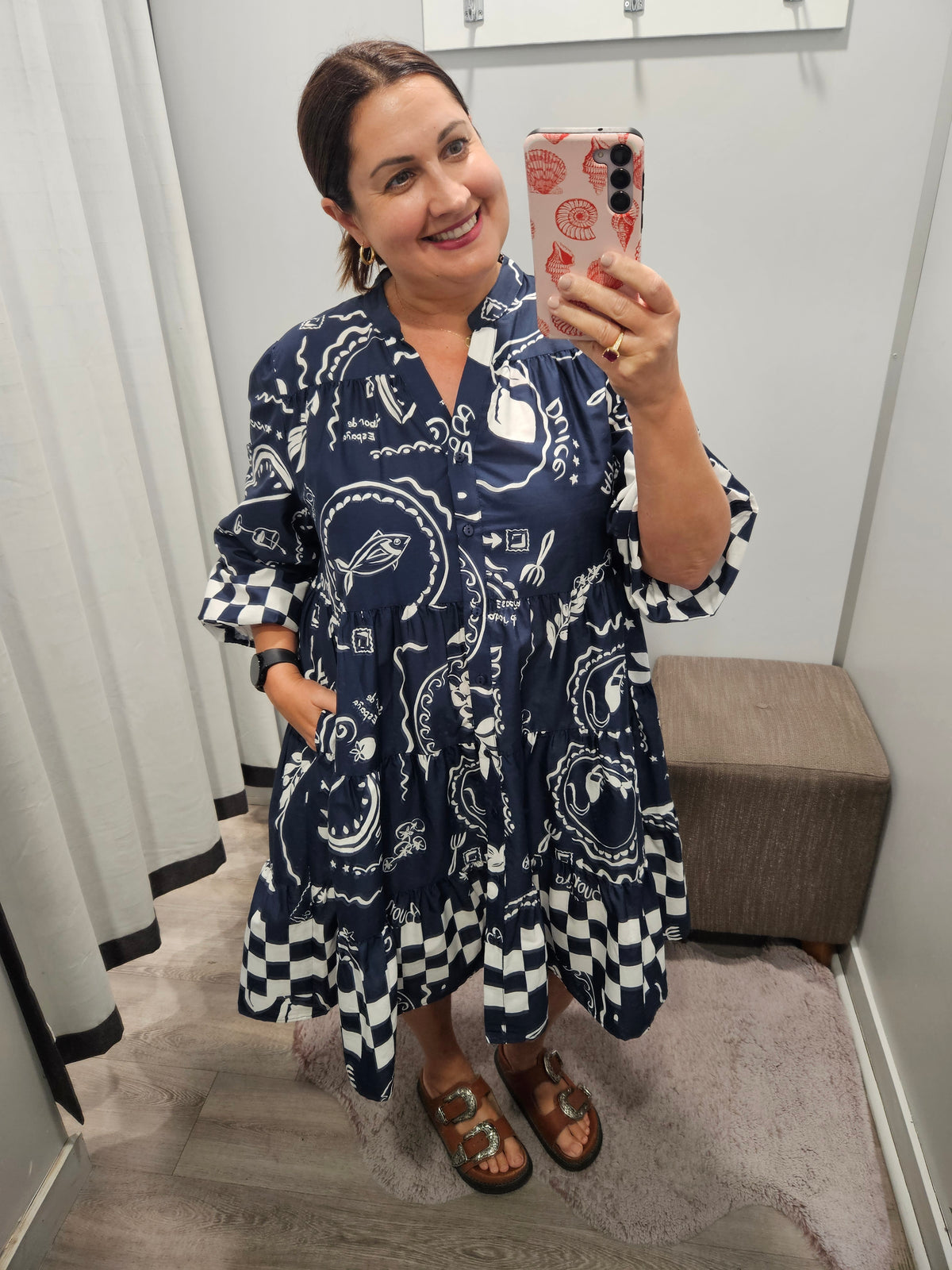 Atkins Dress Navy