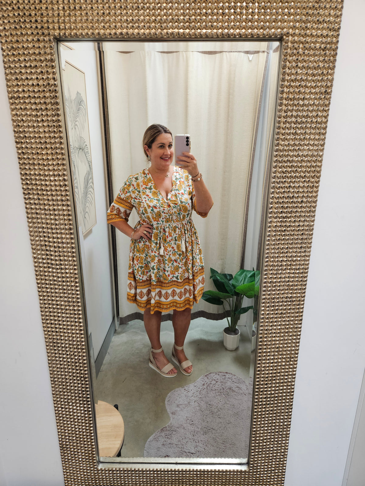 Lilah Dress Yellow