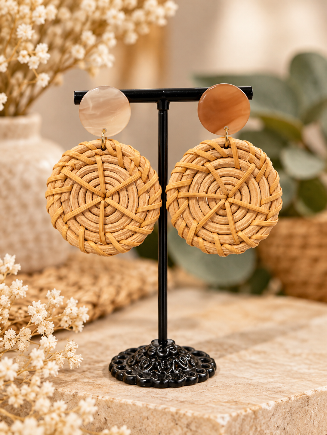 Mari Earrings Blush