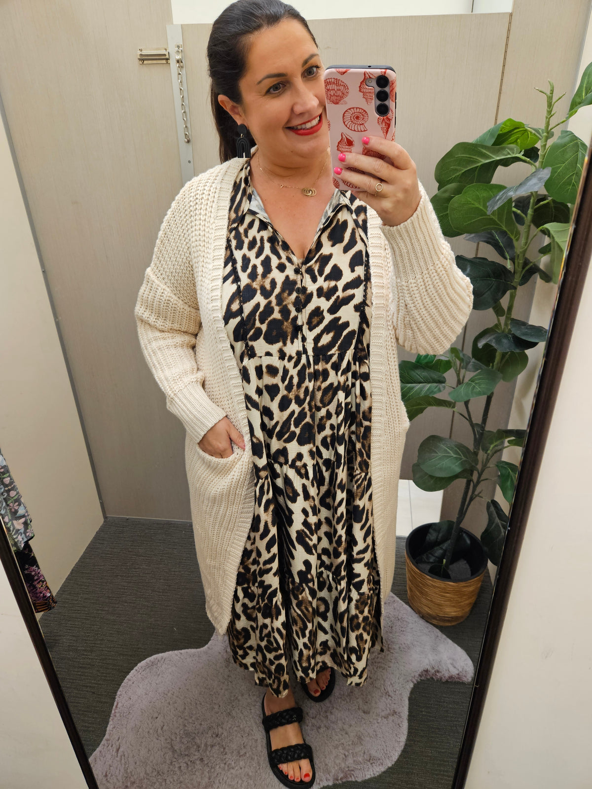 Eliana Dress Leopard Print