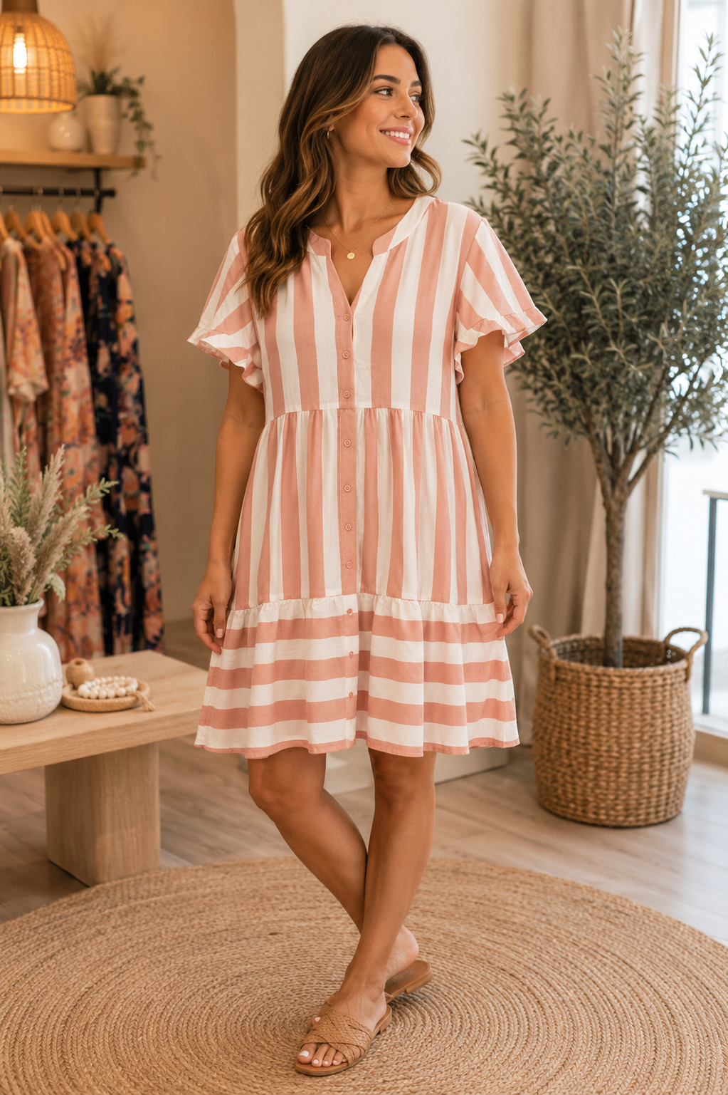 Arden Dress Pink