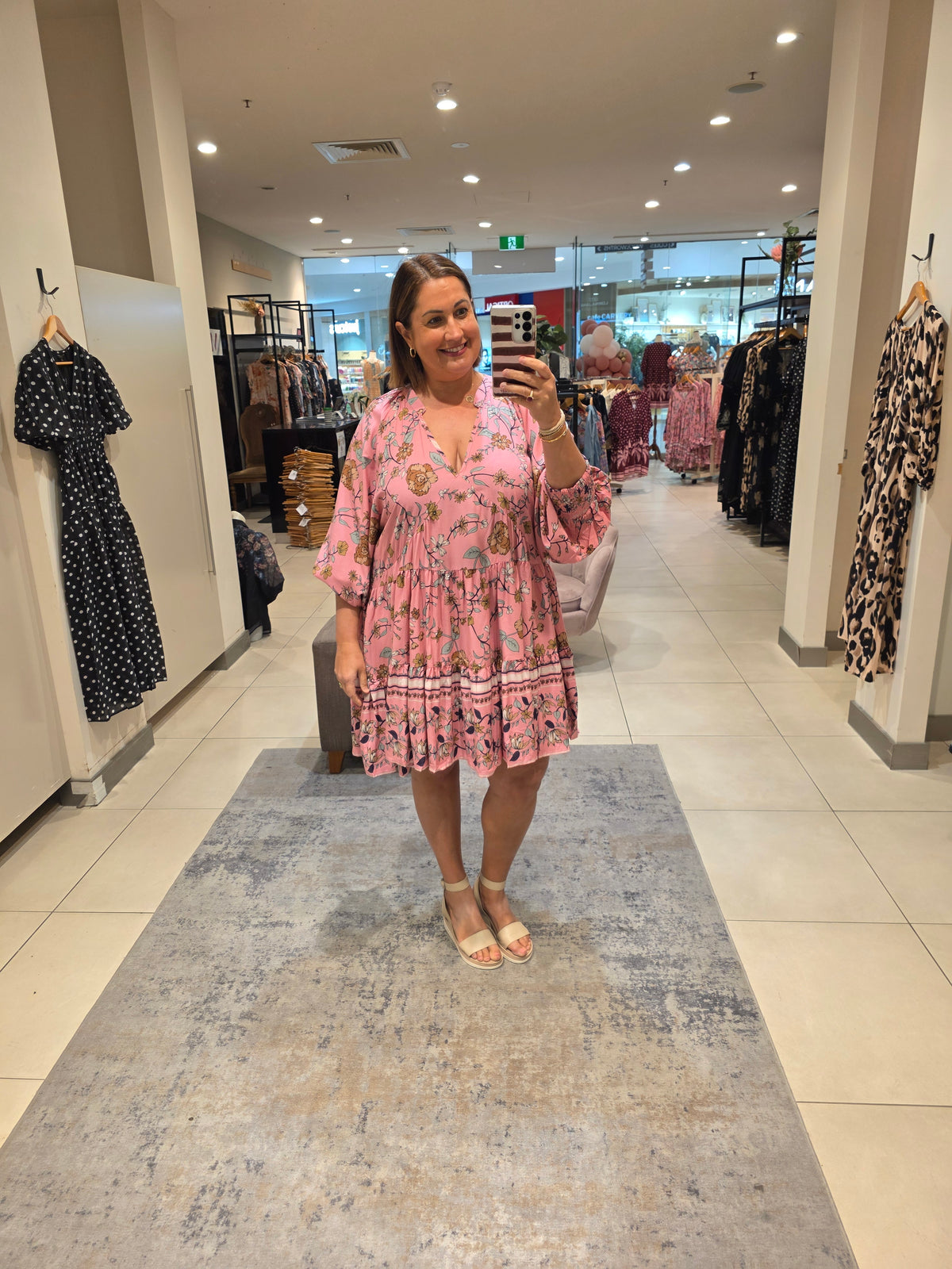 Elara Print Soul Mini Dress