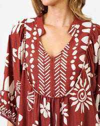Neisha Dress Rust