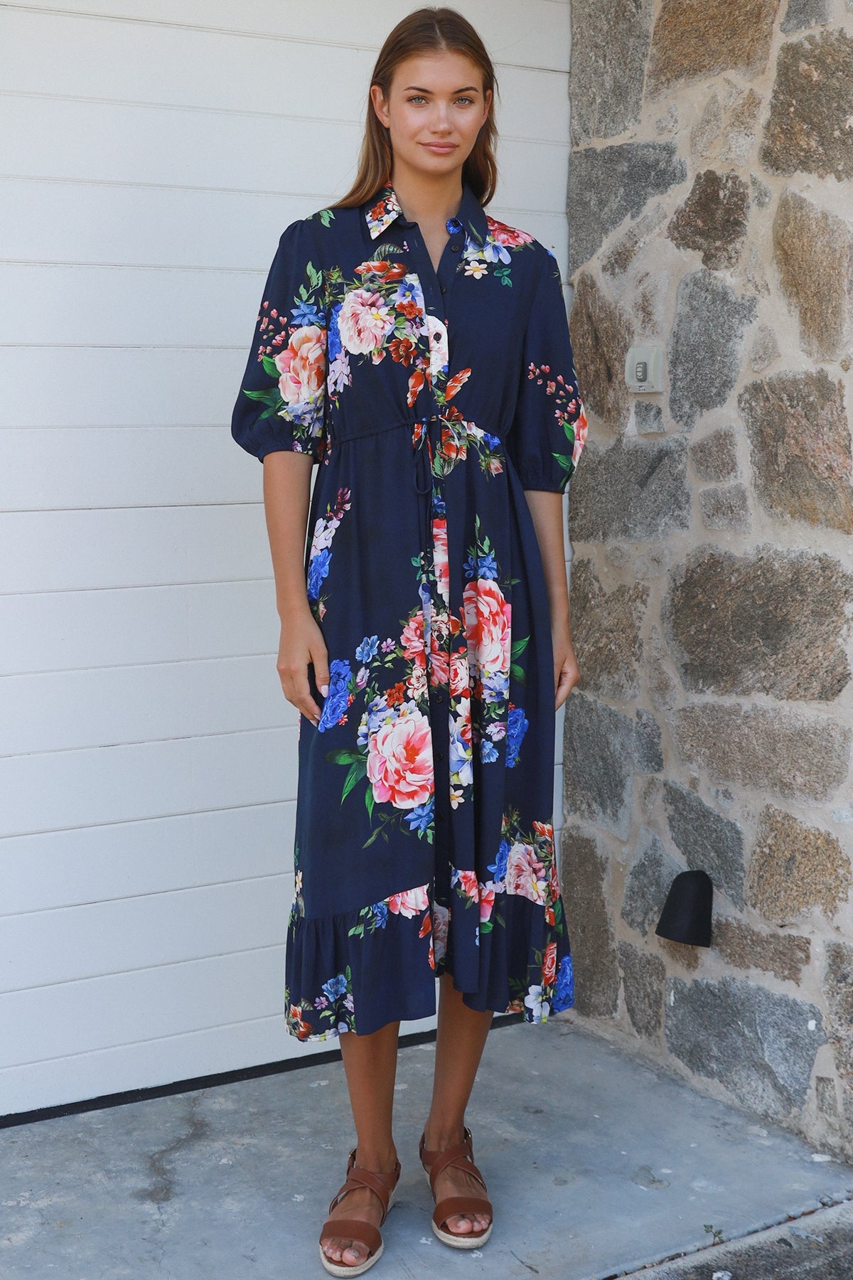 Tilley Dress Navy