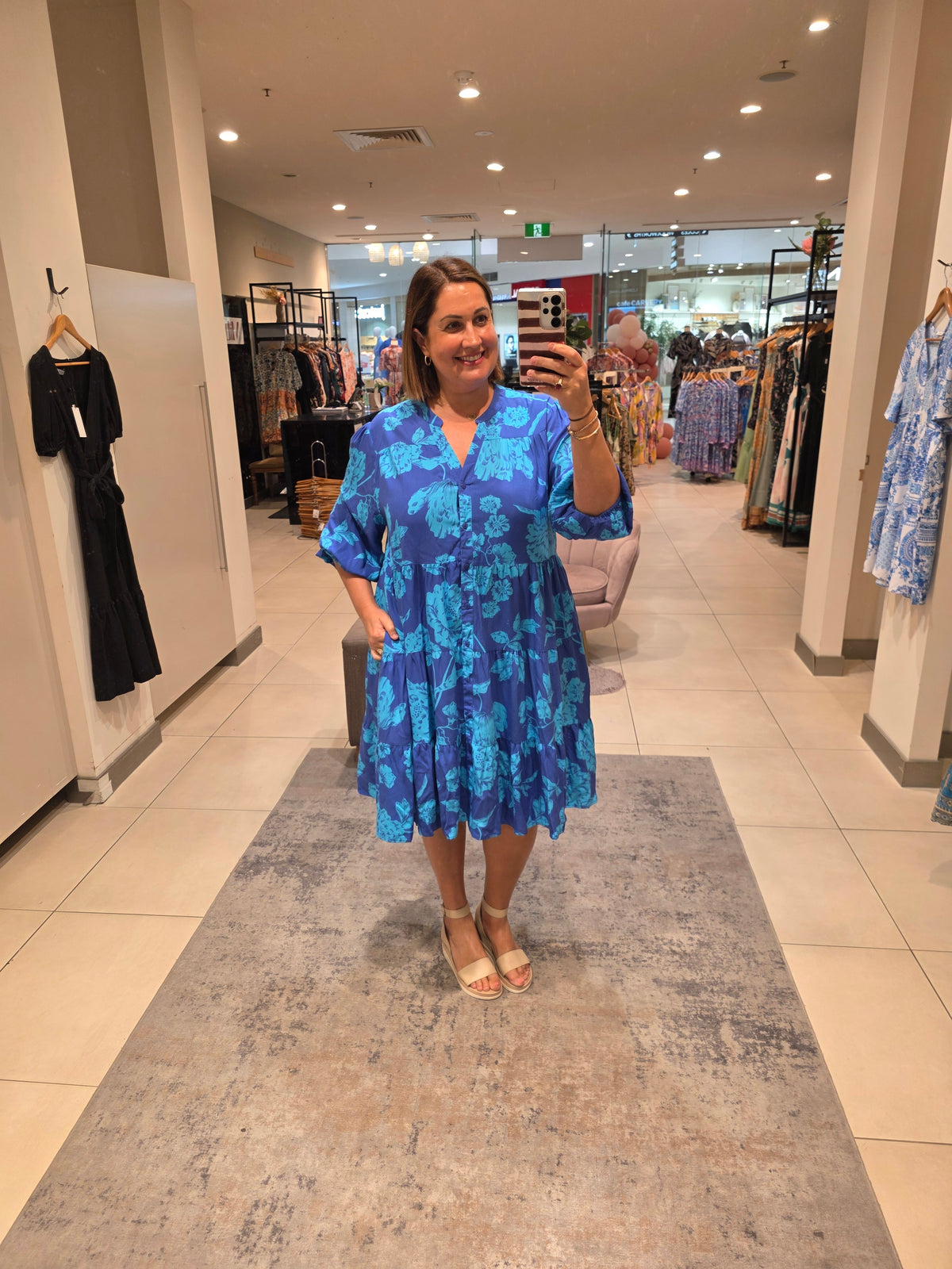 Kaelyn Dress Cobalt