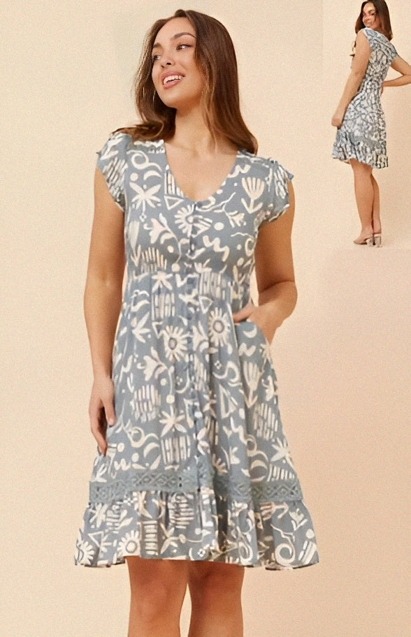 Genie Dress Sage