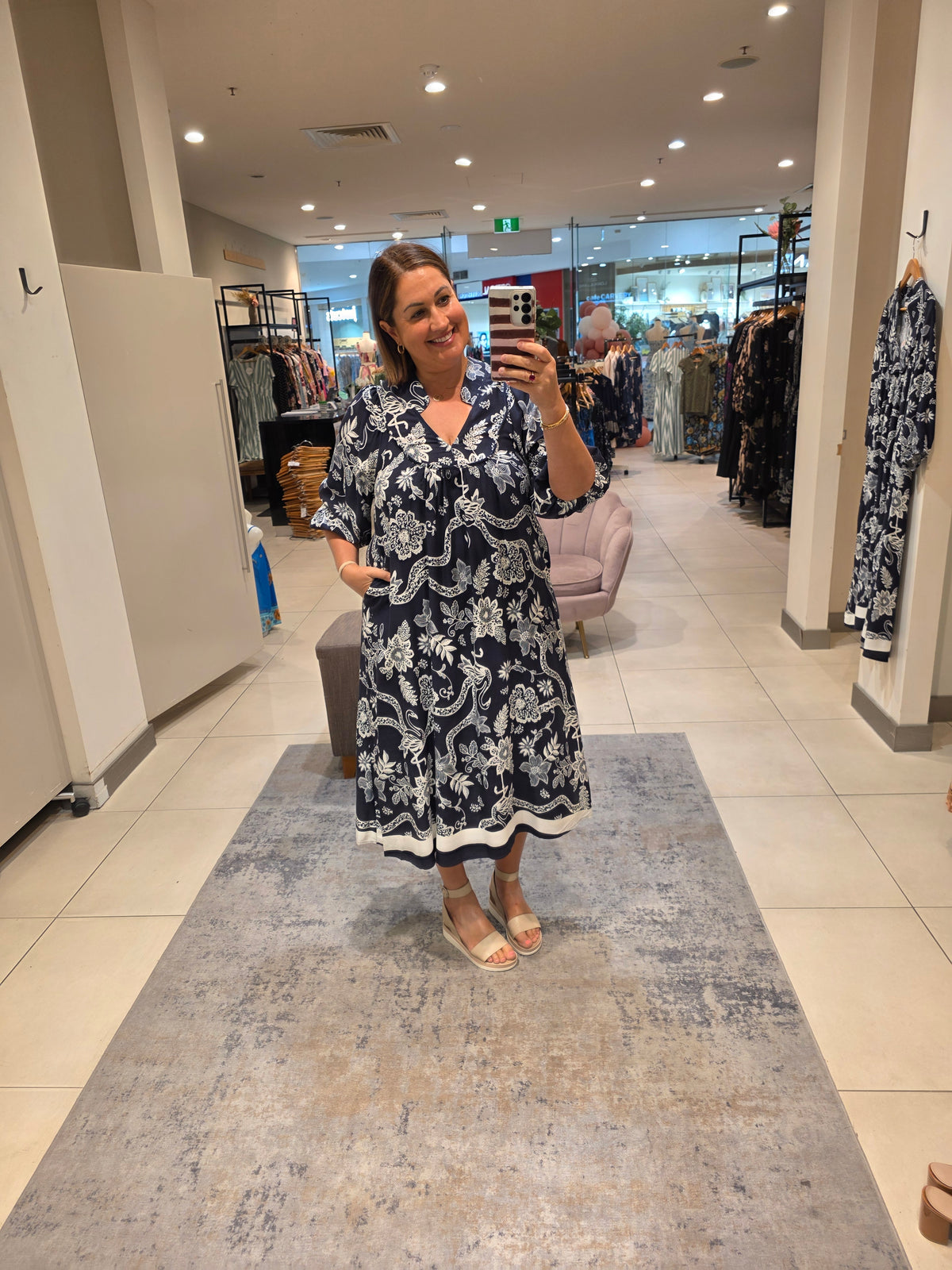 Neisha Dress Navy